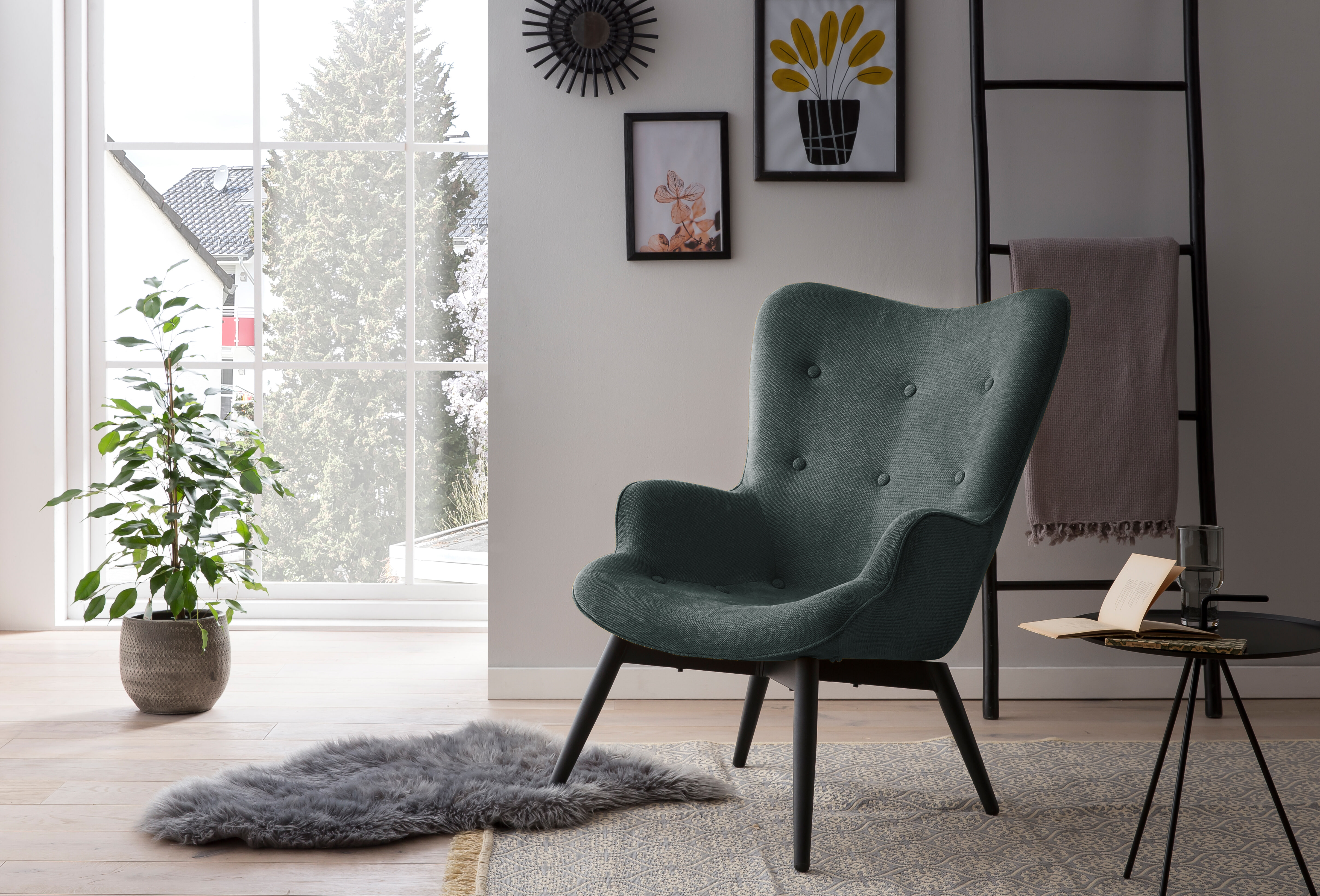 Artistiq Fauteuil 'Anderson', kleur Blauw