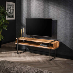 LifestyleFurn TV-meubel 'Trenecia' Acaciahout en metaal, 135cm