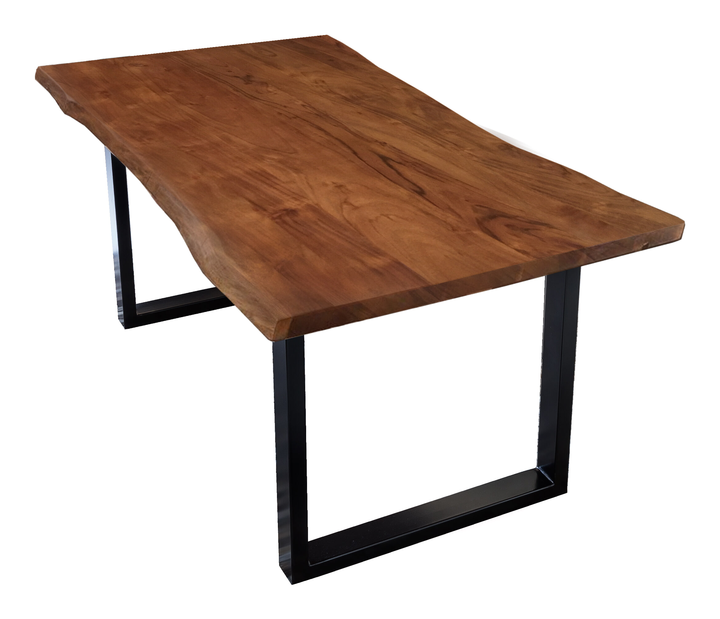 Artistiq Boomstam Eettafel 'Tinata' Acaciahout, 140 x 80cm, kleur Walnoot