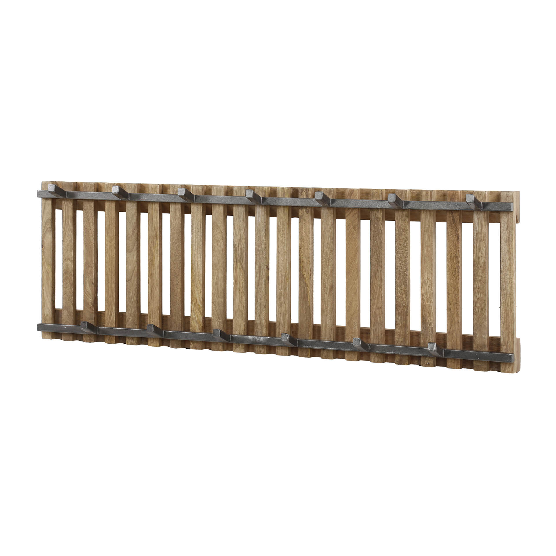 LifestyleFurn Kapstok 'Emilee' Mangohout, Met 13 haken