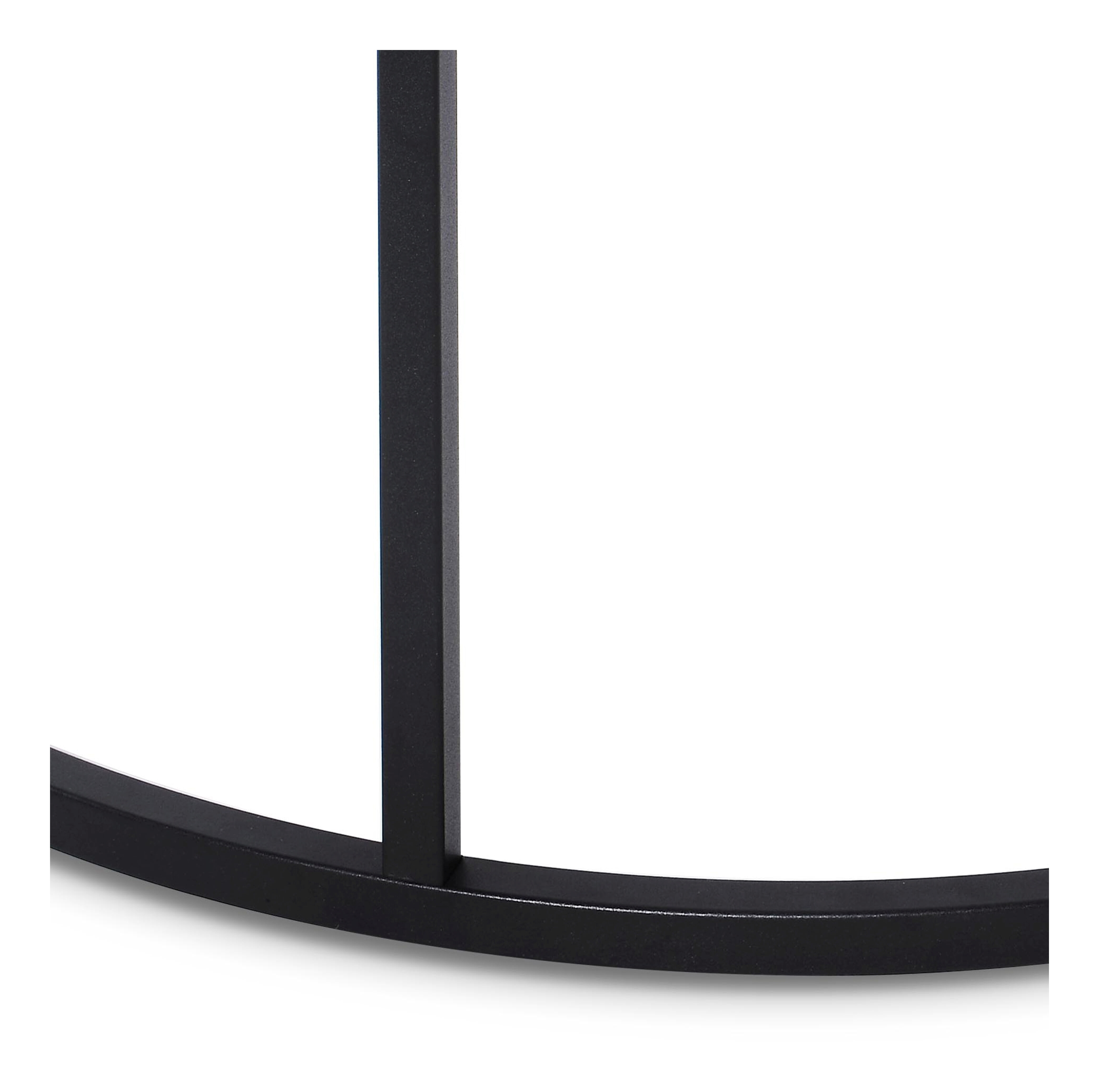 Artistiq Ronde Salontafel 'Yorick' Wit Marmer en Staal,  Ø85cm