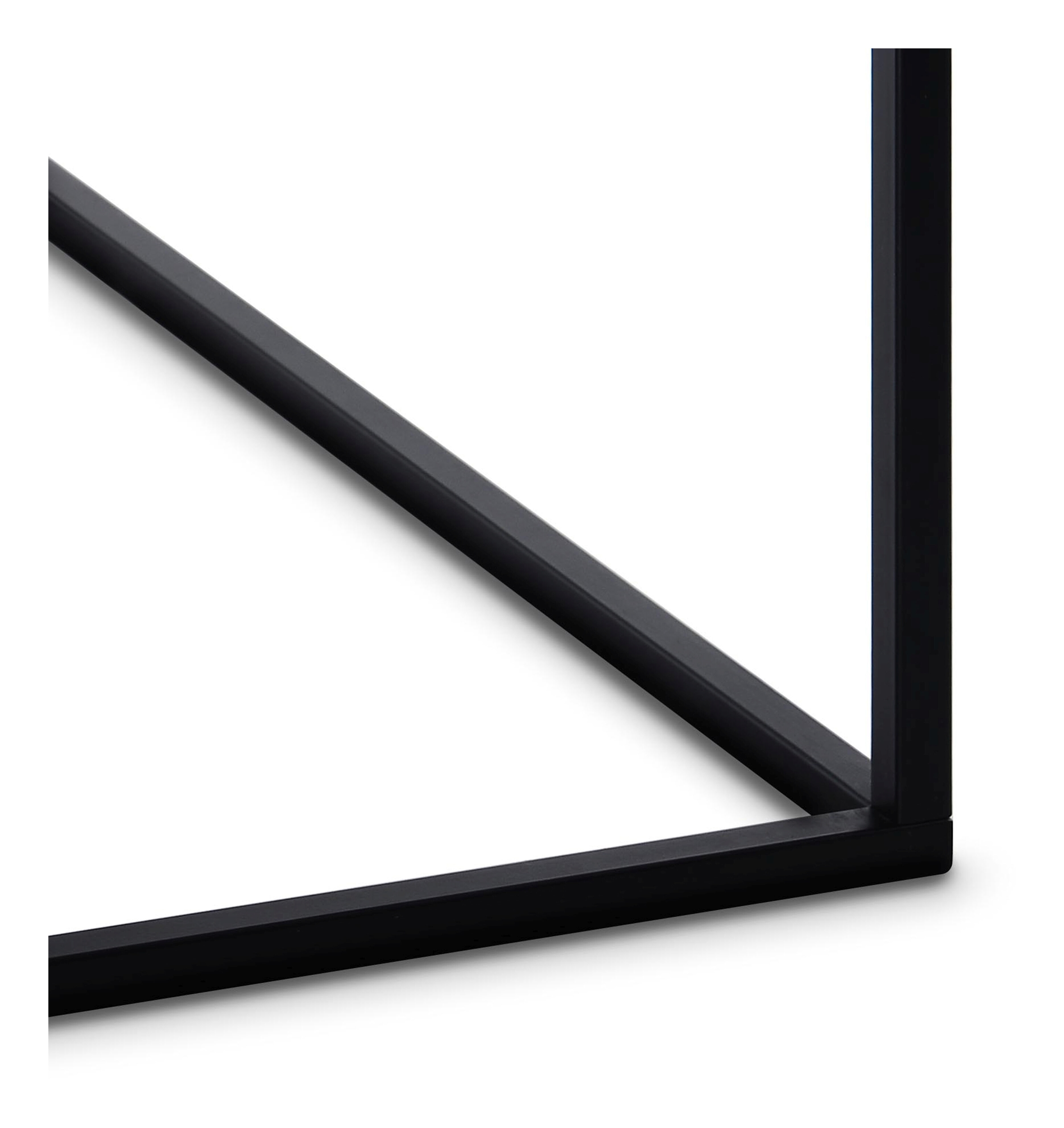Artistiq Vierkante Salontafel 'Rodrigo' Wit Marmer en Staal, 75cm