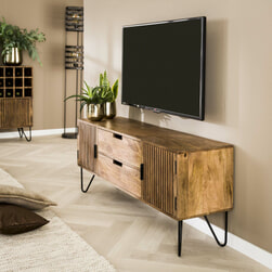 TV-meubel 'Twiggy' Mangohout, 135cm