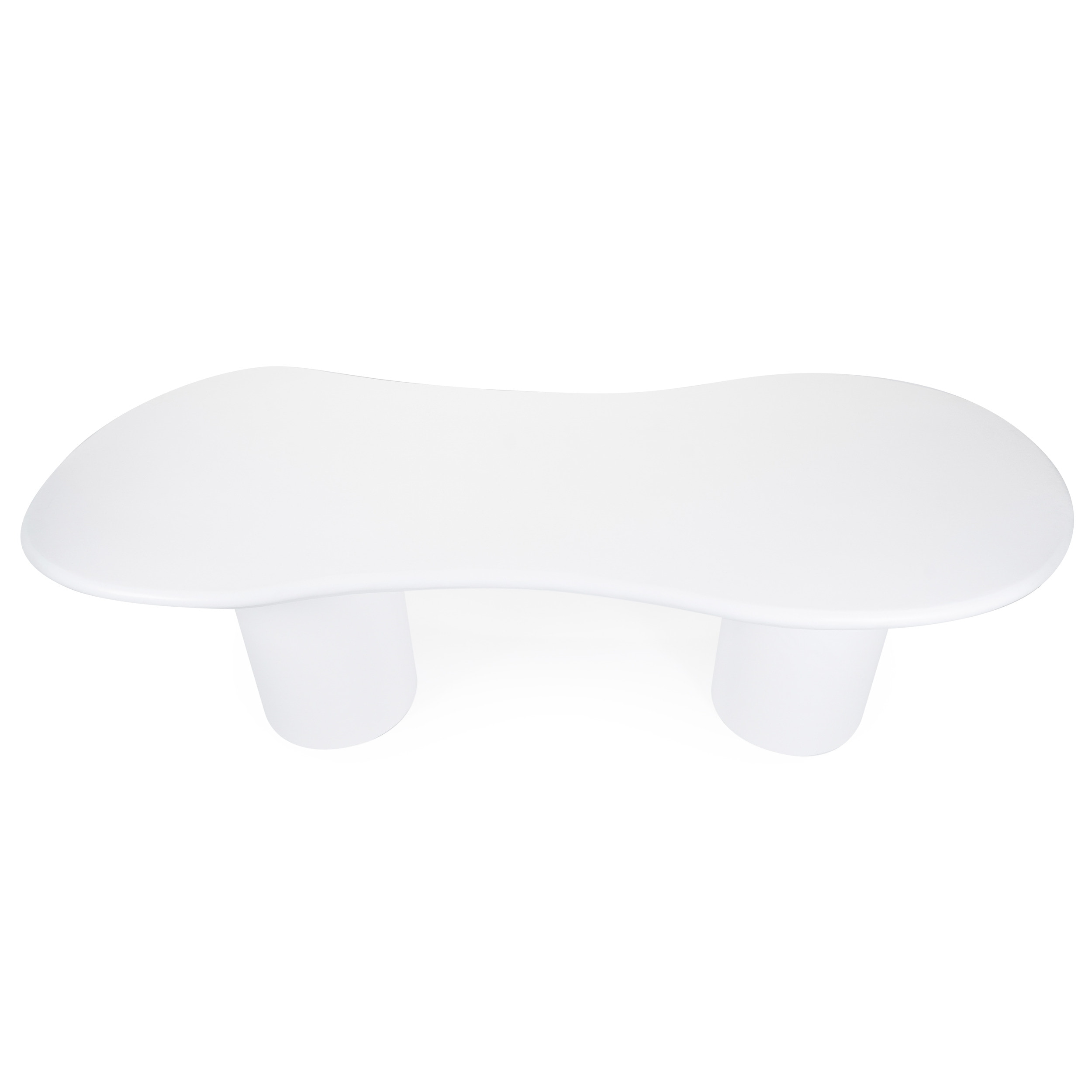 By-Boo Organische Eettafel 'Seki' 250 x 110cm, kleur Wit