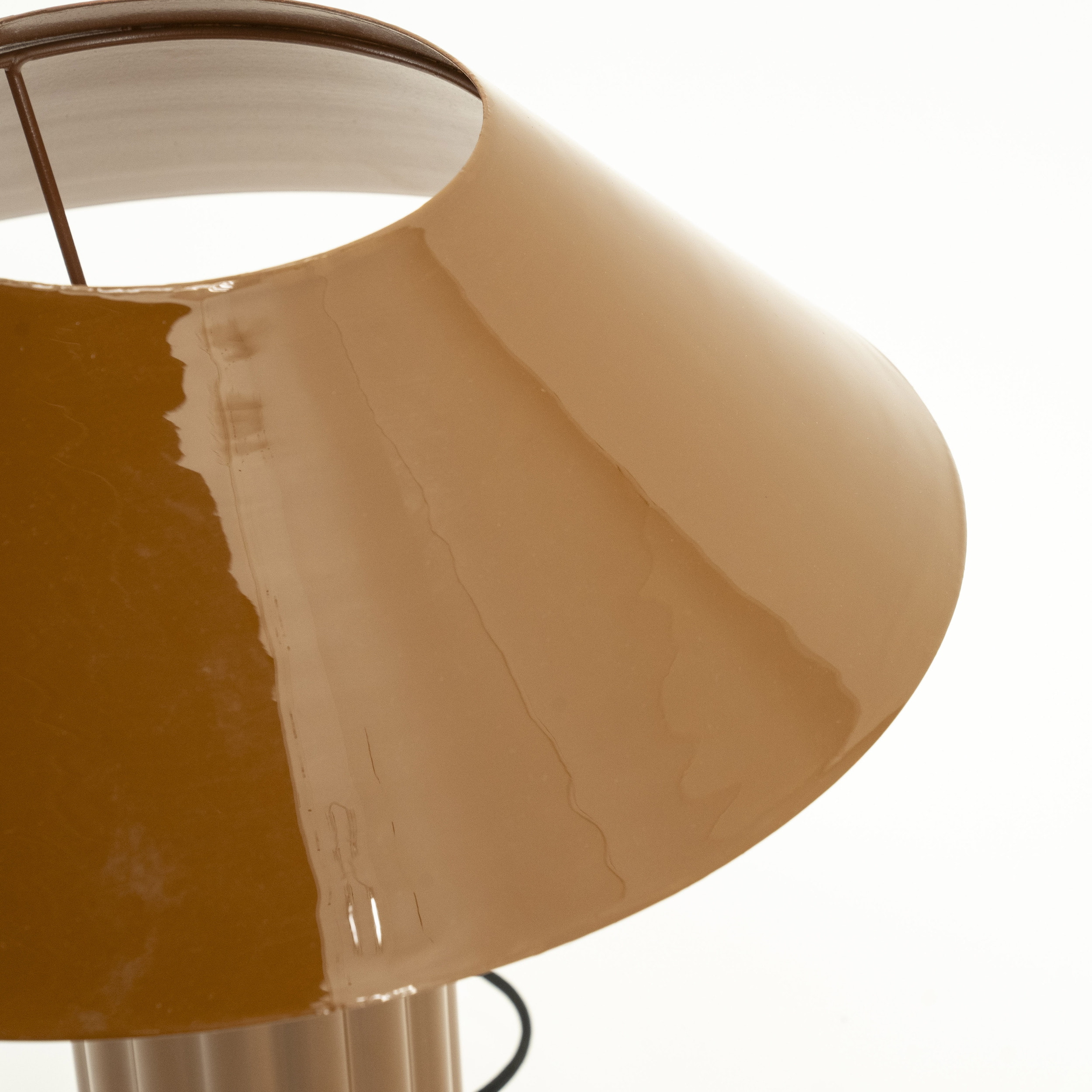 By-Boo Tafellamp 'Pallas' 44cm hoog, kleur Mosterdgeel