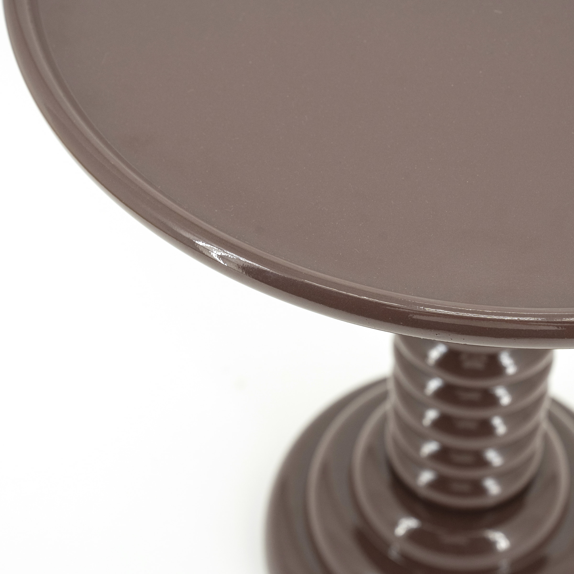 By-Boo Bijzettafel 'Basco' 47cm, kleur Bruin