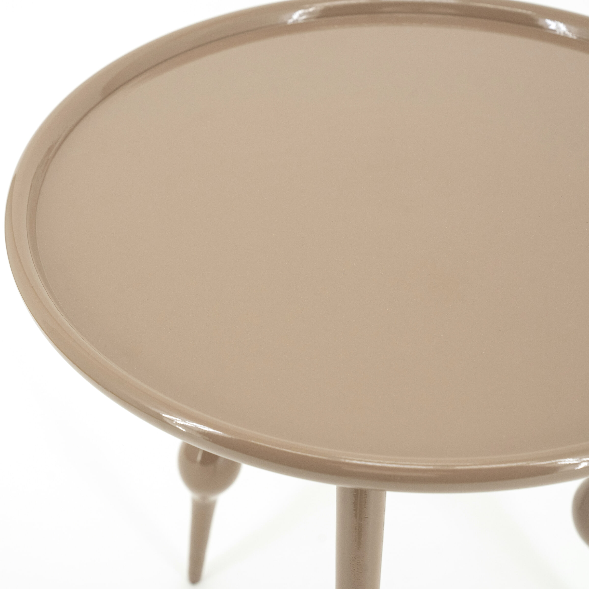 By-Boo Bijzettafel 'Birdy' 47cm, kleur Bruin