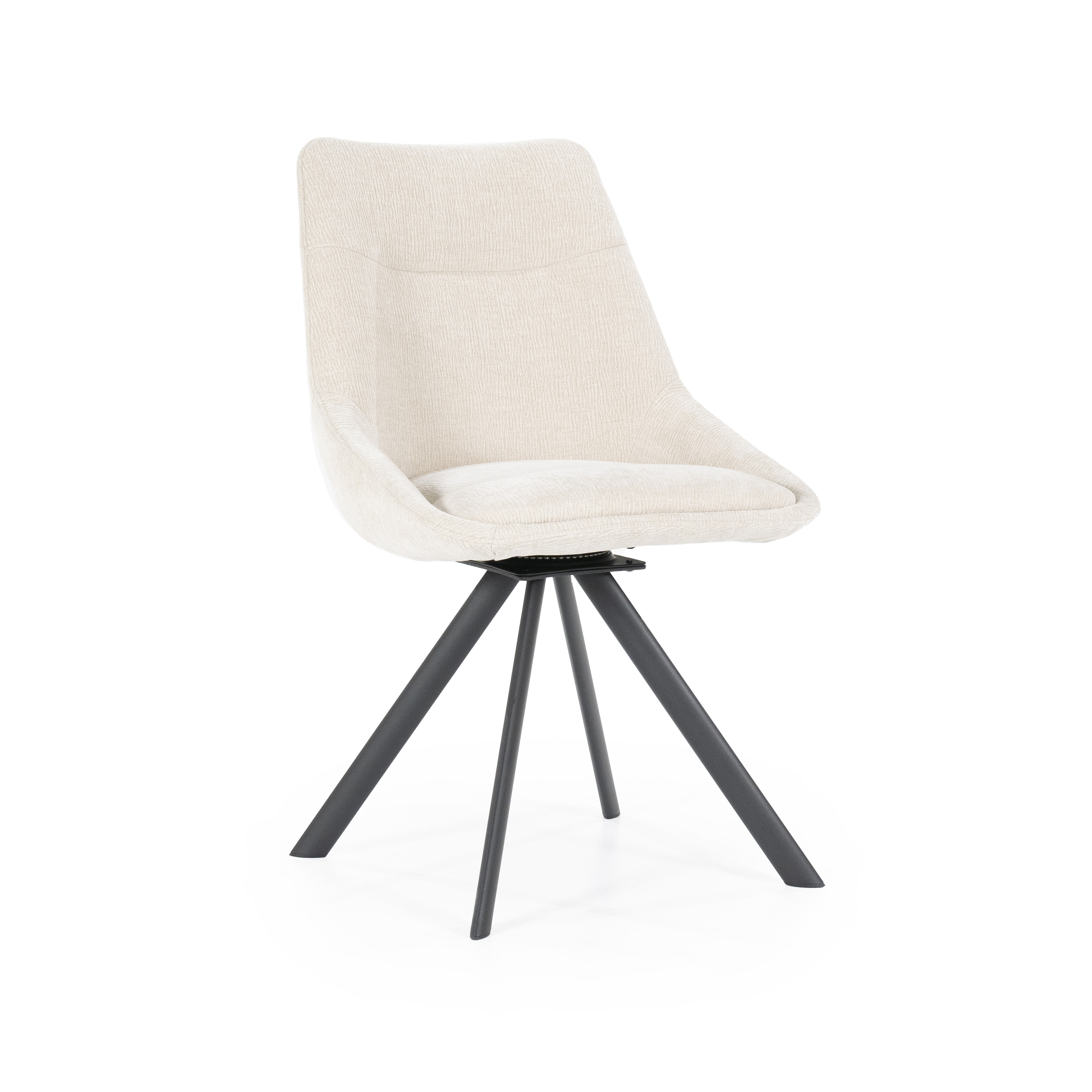 By-Boo Draaibare Eetkamerstoel 'Bliss' kleur Beige