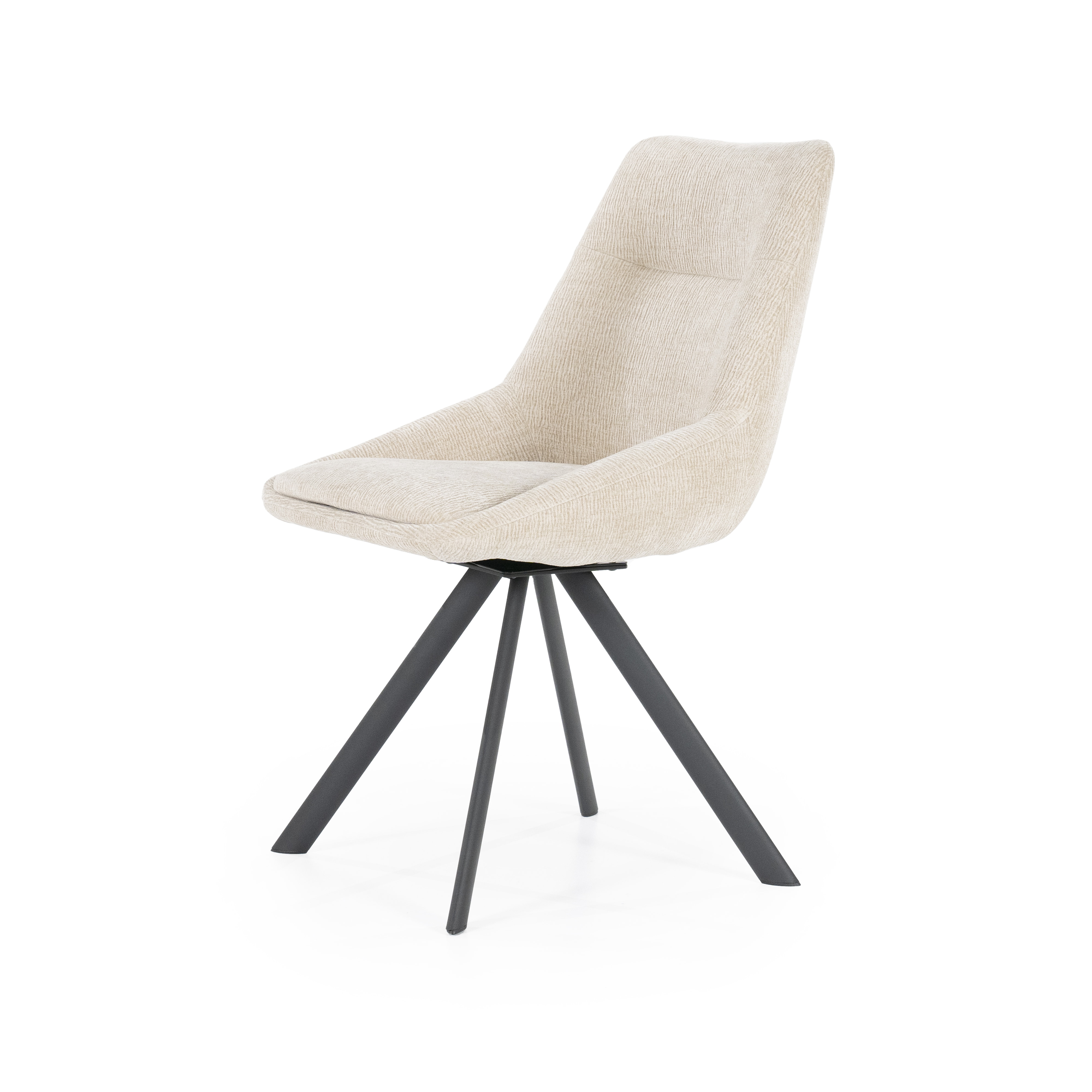 By-Boo Draaibare Eetkamerstoel 'Bliss' kleur Taupe