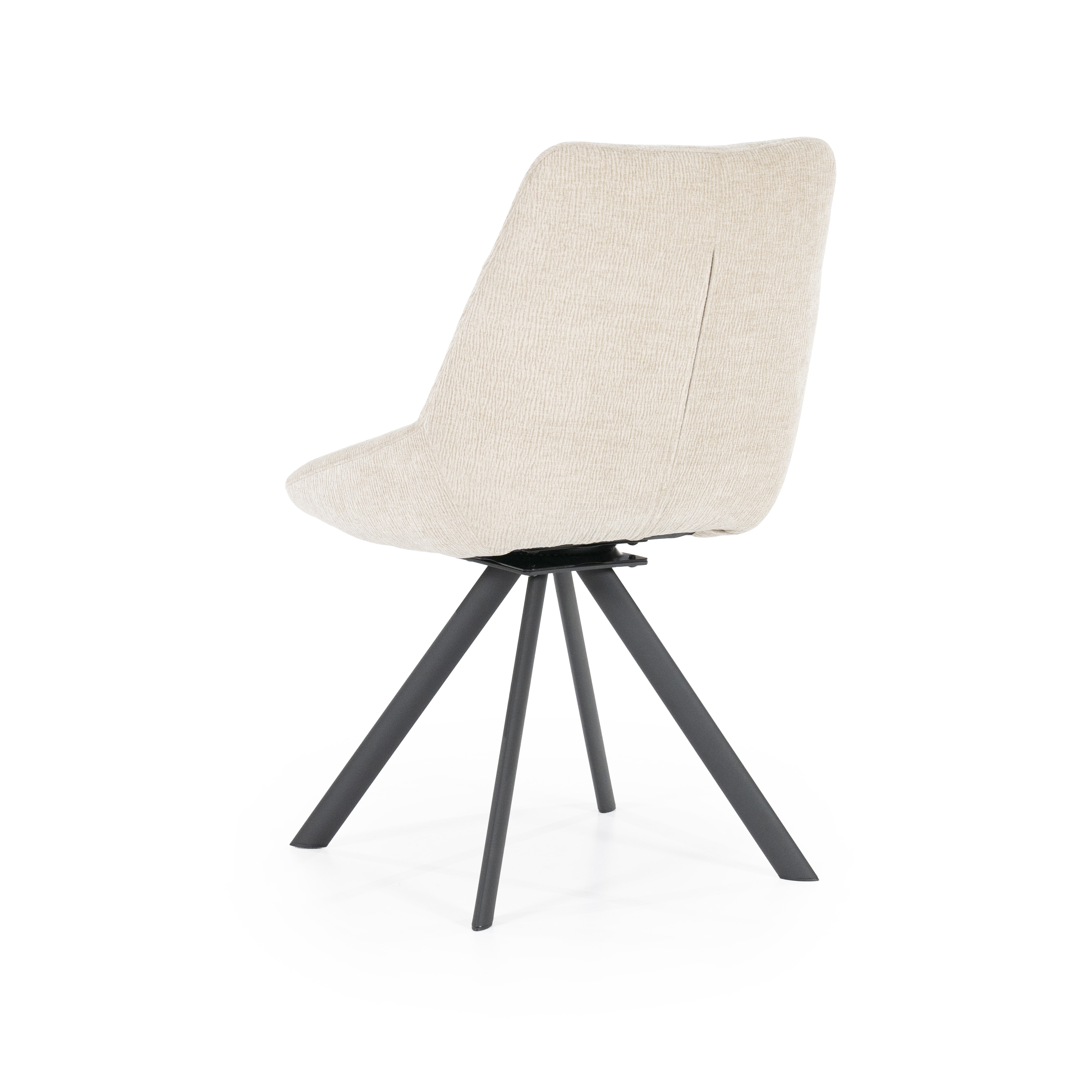 By-Boo Draaibare Eetkamerstoel 'Bliss' kleur Taupe