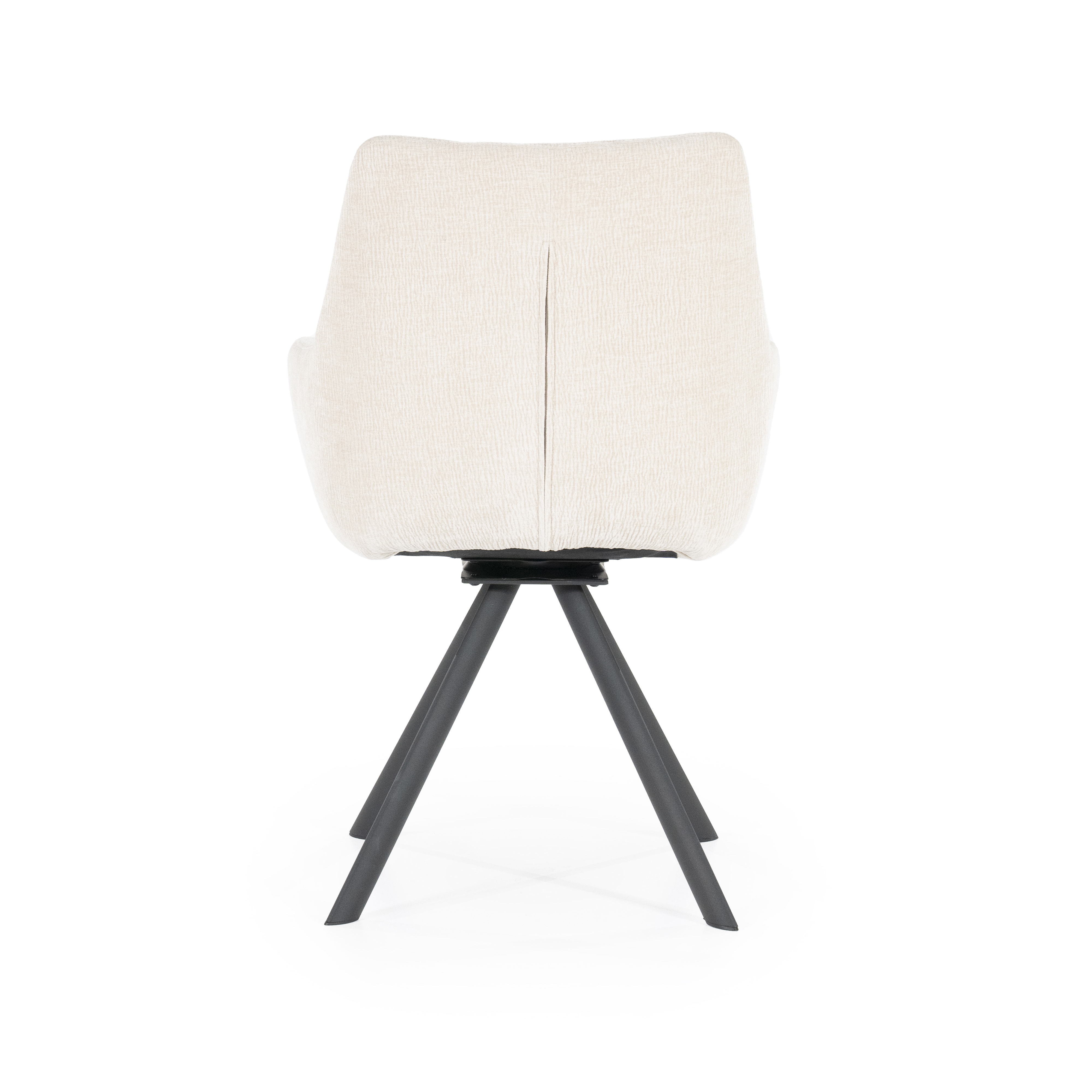 By-Boo Draaibare Eetkamerstoel 'Bliss' Met armleuning, kleur Beige