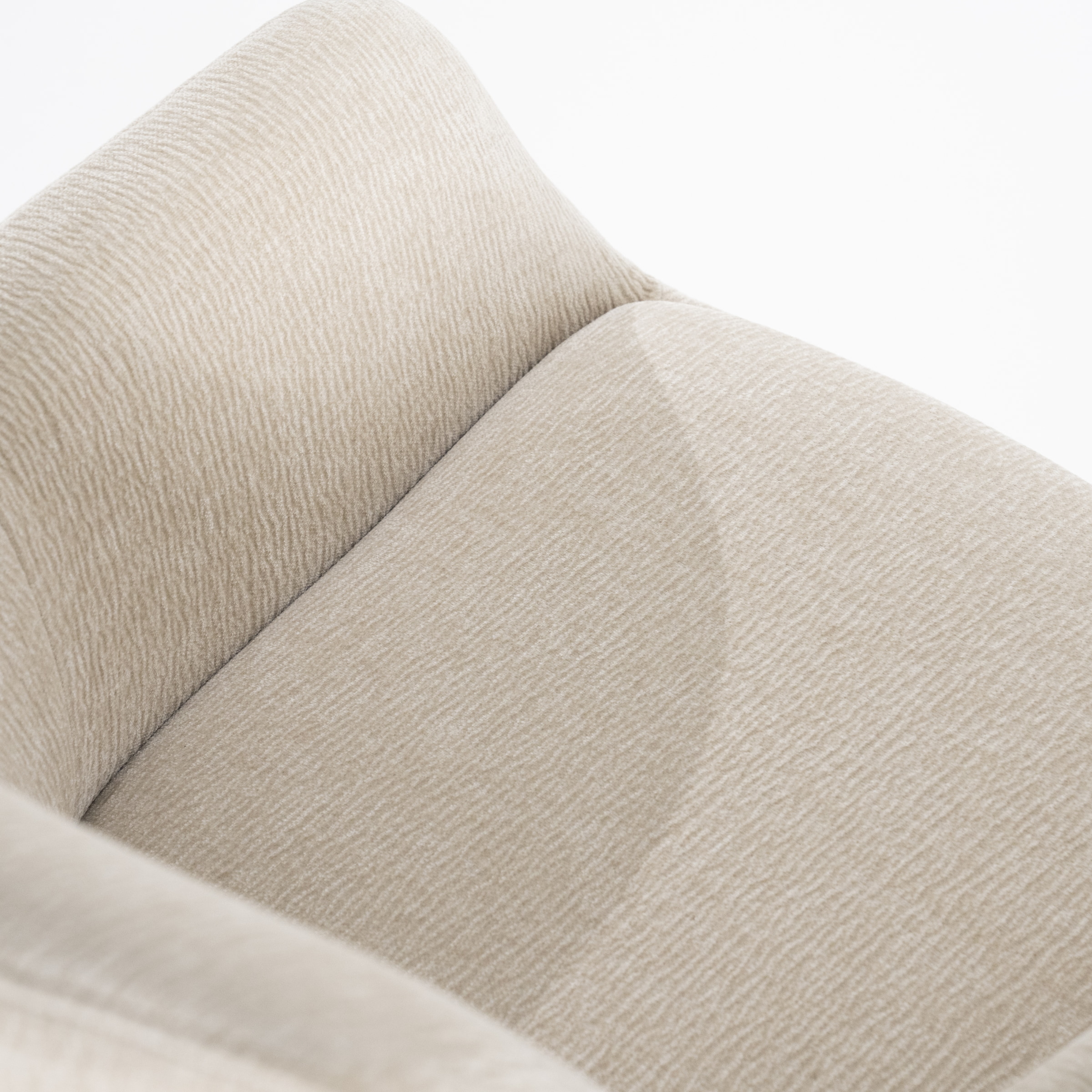 By-Boo Draaibare Eetkamerstoel 'Bliss' Met armleuning, kleur Beige