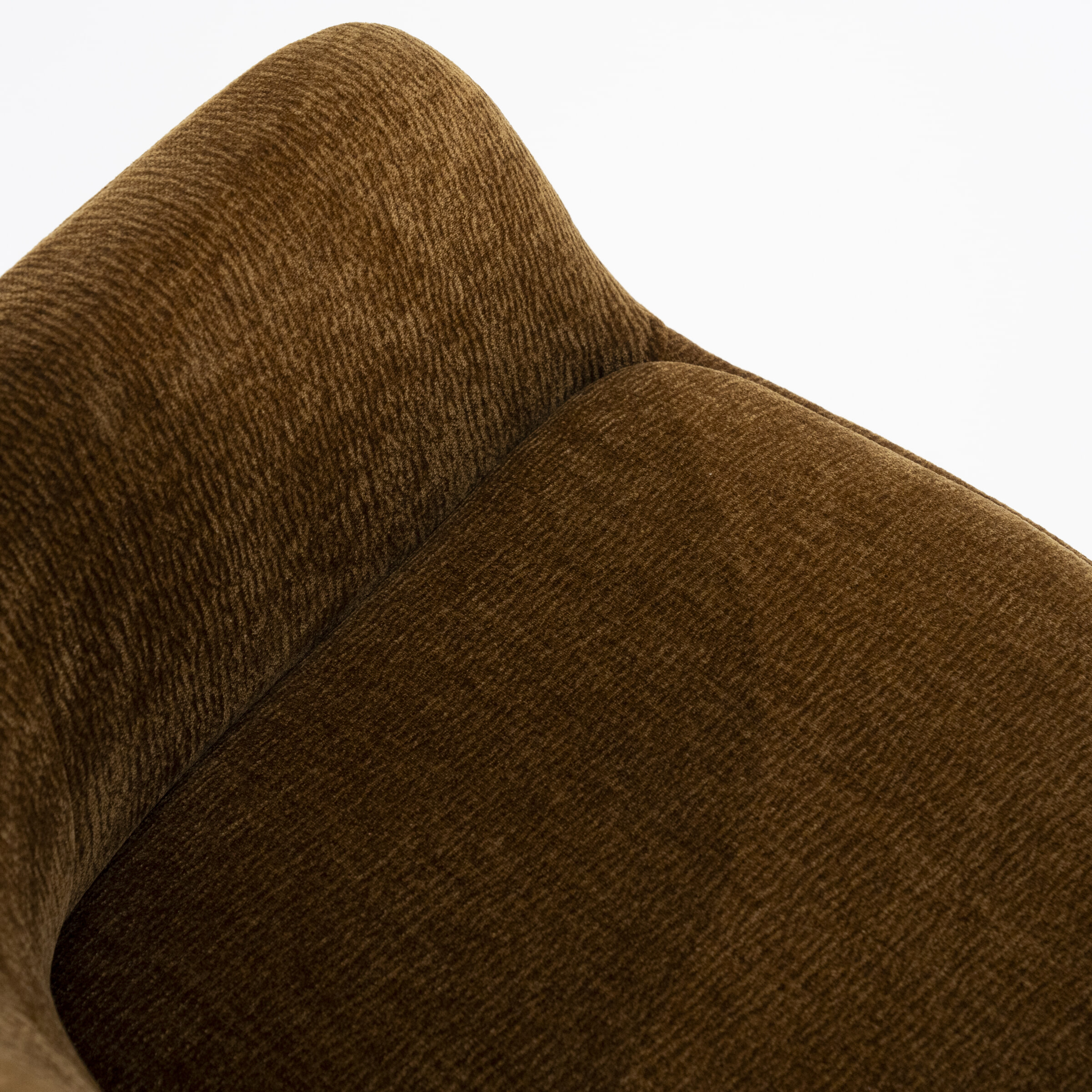 By-Boo Draaibare Eetkamerstoel 'Bliss' Met armleuning, kleur Mosterdgeel