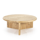 By-Boo Salontafel 'Leoti' Acaciahout, 80cm, kleur Naturel