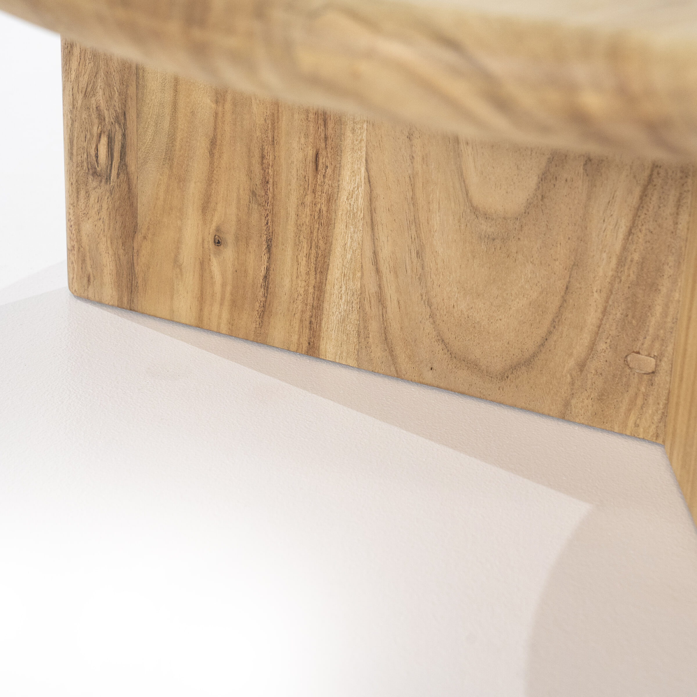 By-Boo Salontafel 'Leoti' Acaciahout, 80cm, kleur Naturel