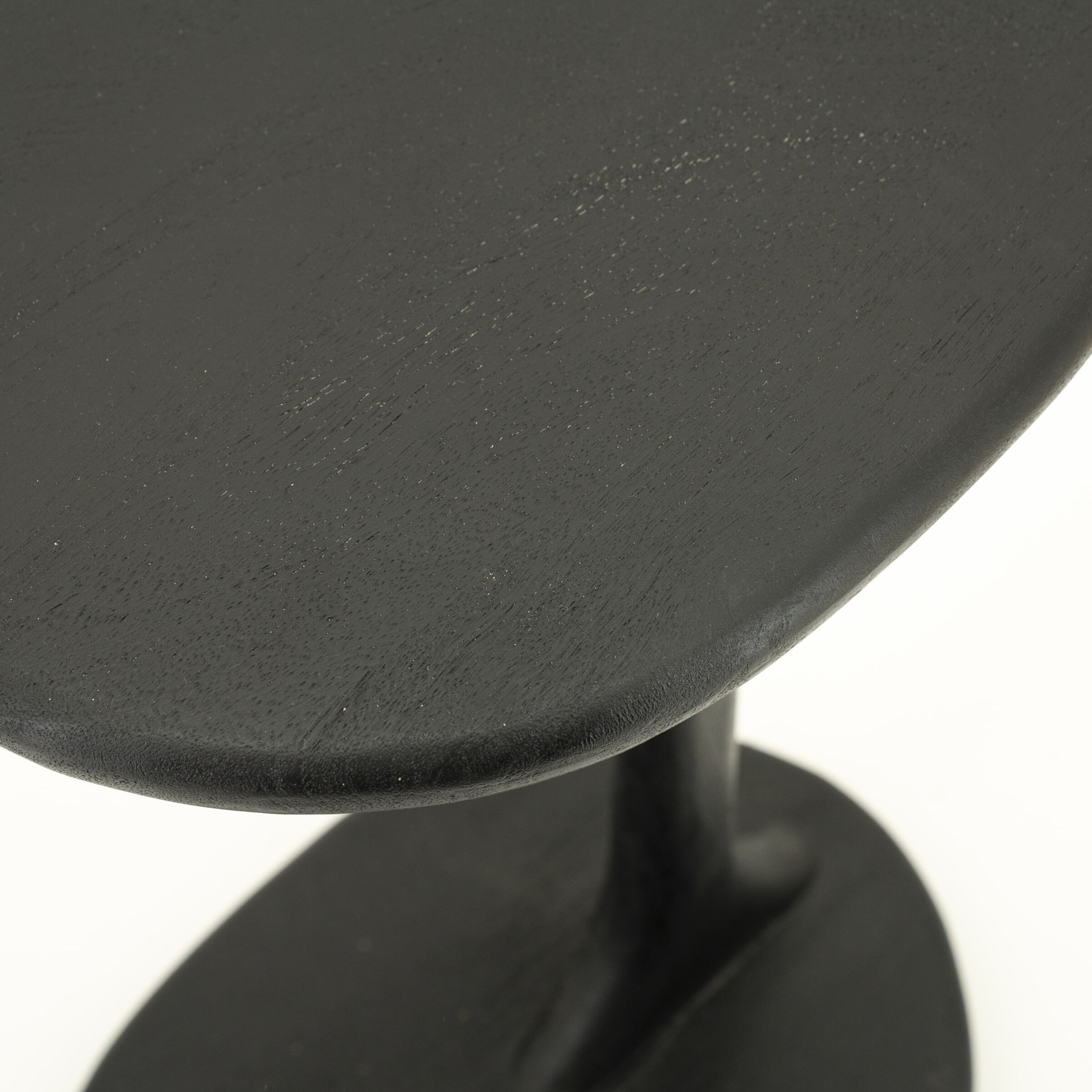 By-Boo Laptoptafel 'Fenix' Mangohout, 40 x 30cm, kleur Zwart