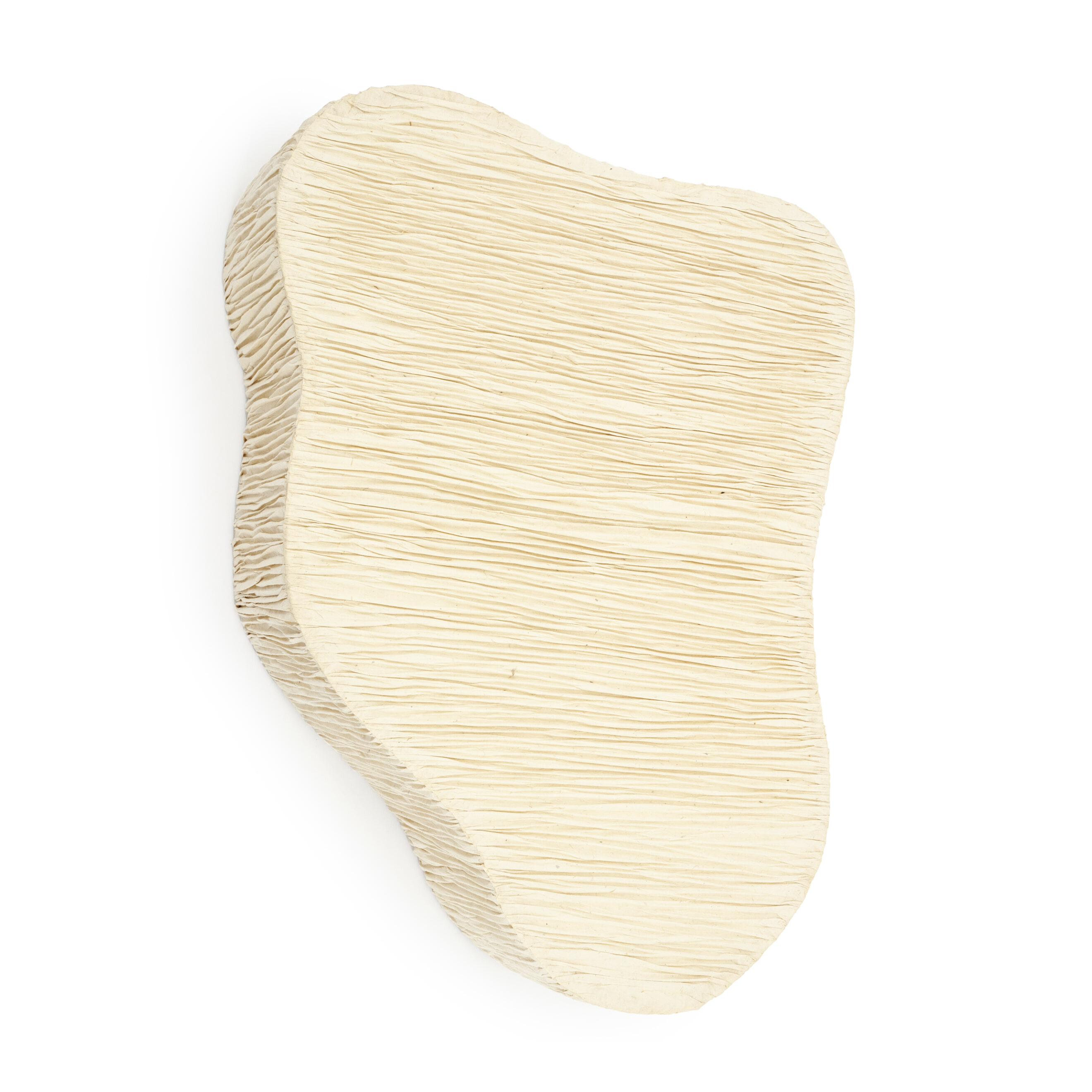 By-Boo Wandlamp Lokta Handgeschept papier, 50 x 35cm - Natuurlijk - Japandi