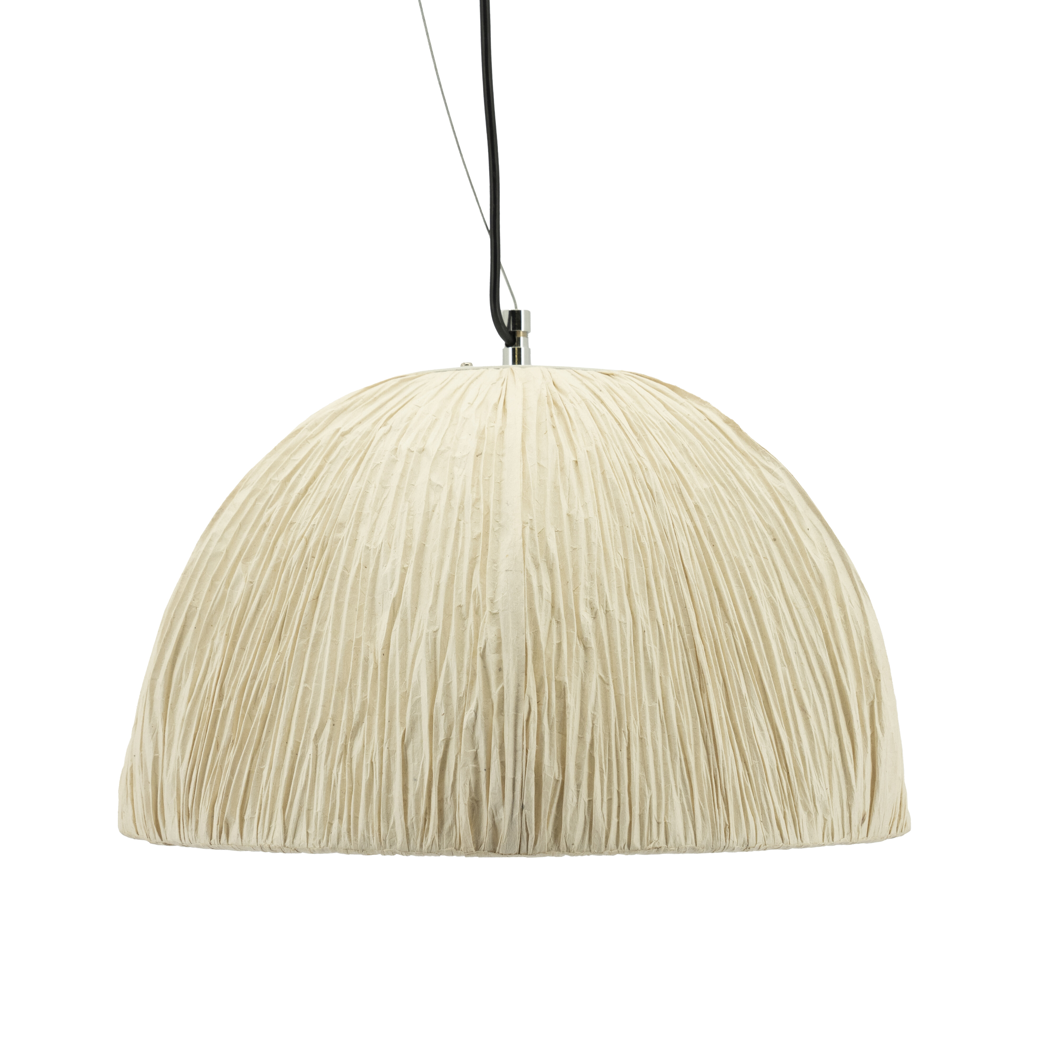 By-Boo Hanglamp Lokta Handgeschept papier, 44cm - Natuurlijk