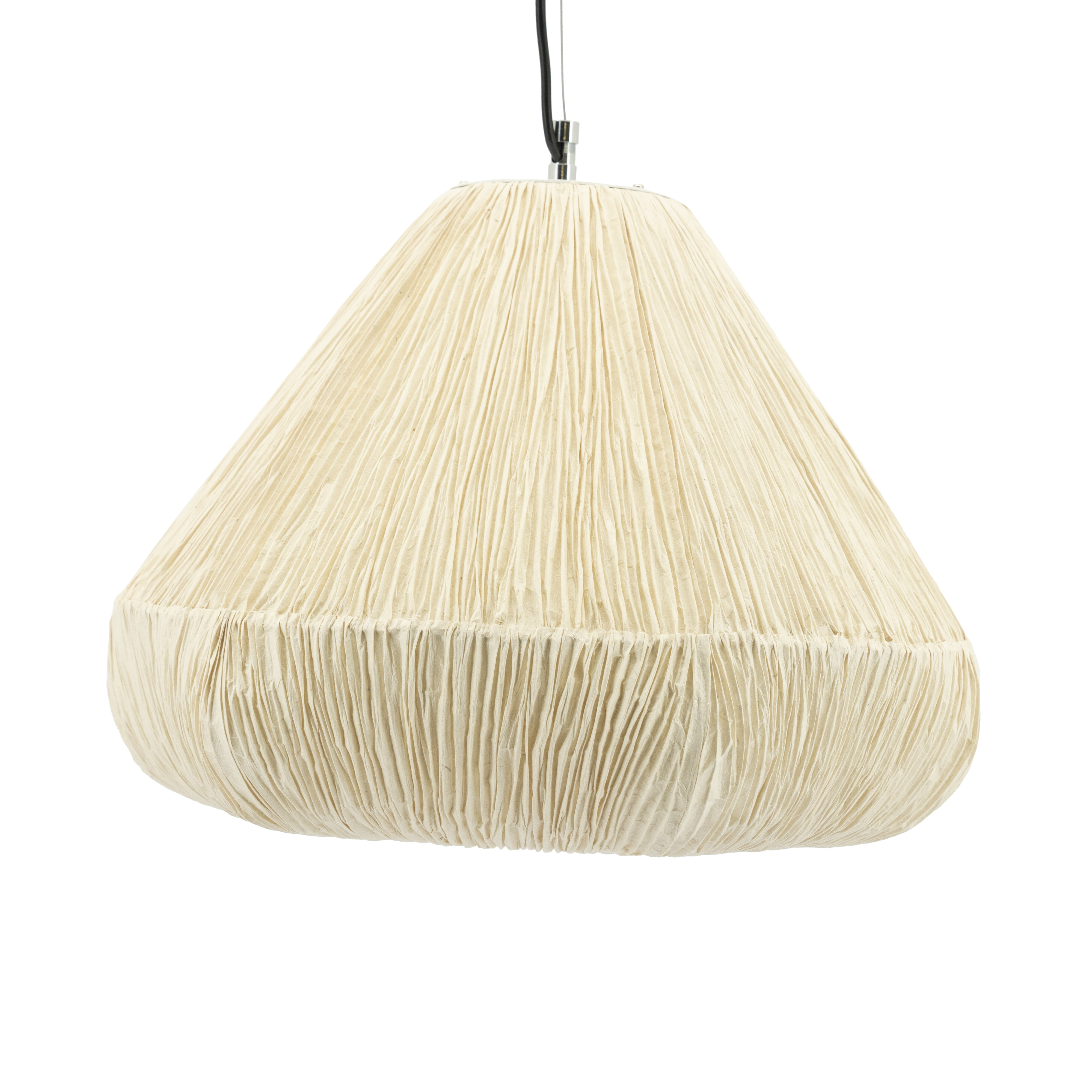 By-Boo Hanglamp Lokta Handgeschept papier, 49cm - Natuurlijk