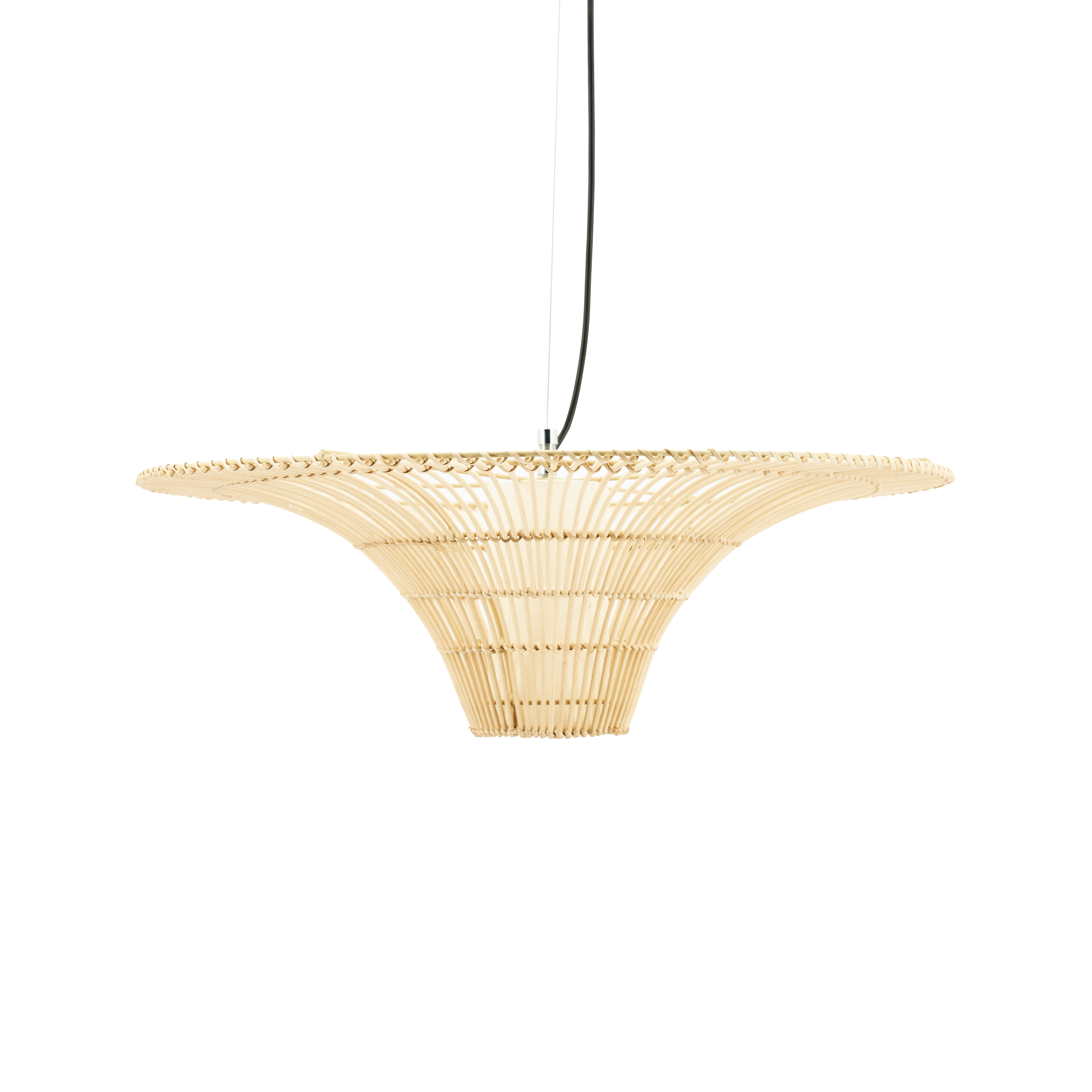 By-Boo Hanglamp Hanoi Riet, 60cm - Natuurlijk