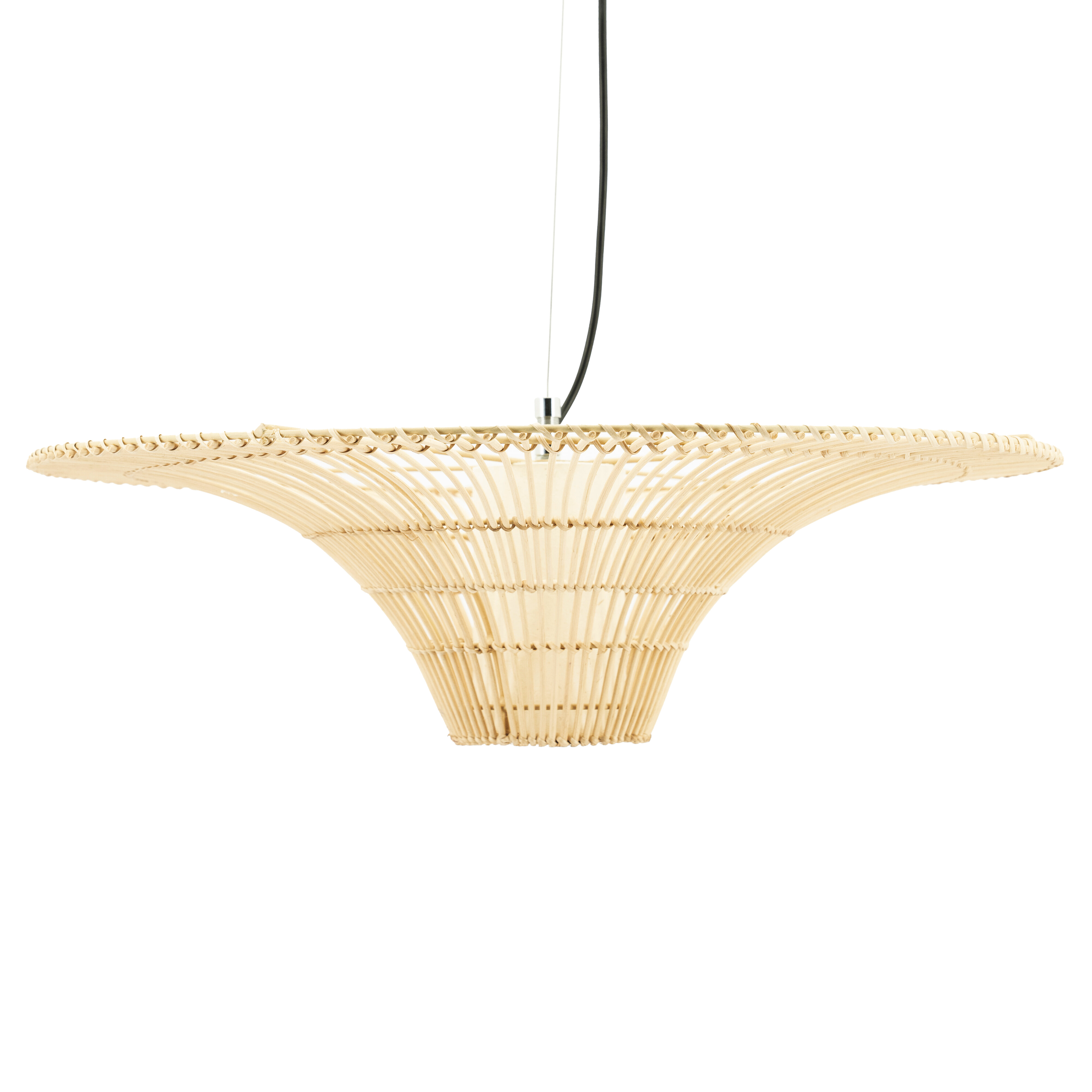 By-Boo Hanglamp Hanoi Riet, 95cm - Natuurlijk