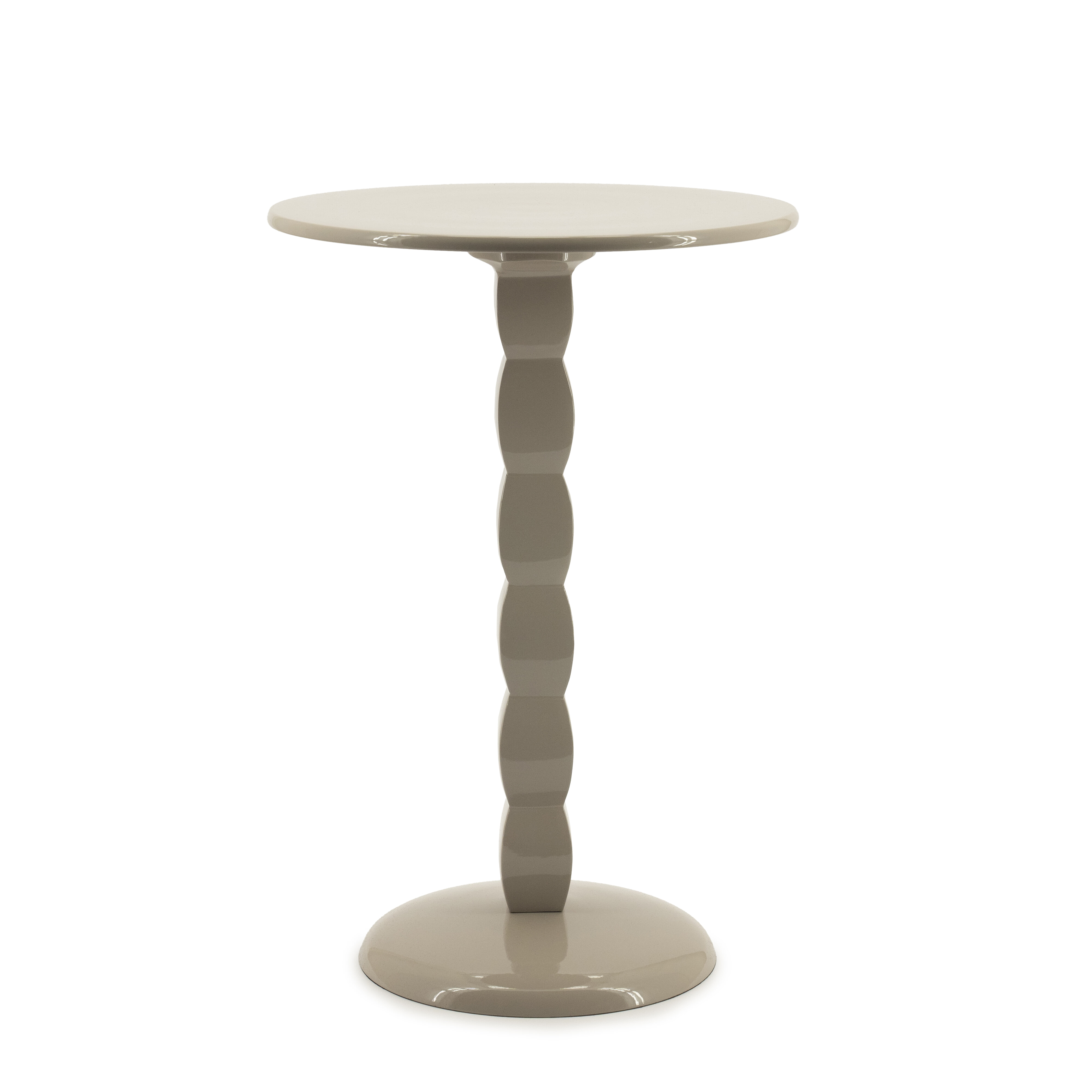 By-Boo Ronde Bijzettafel Prinz 37cm - Taupe