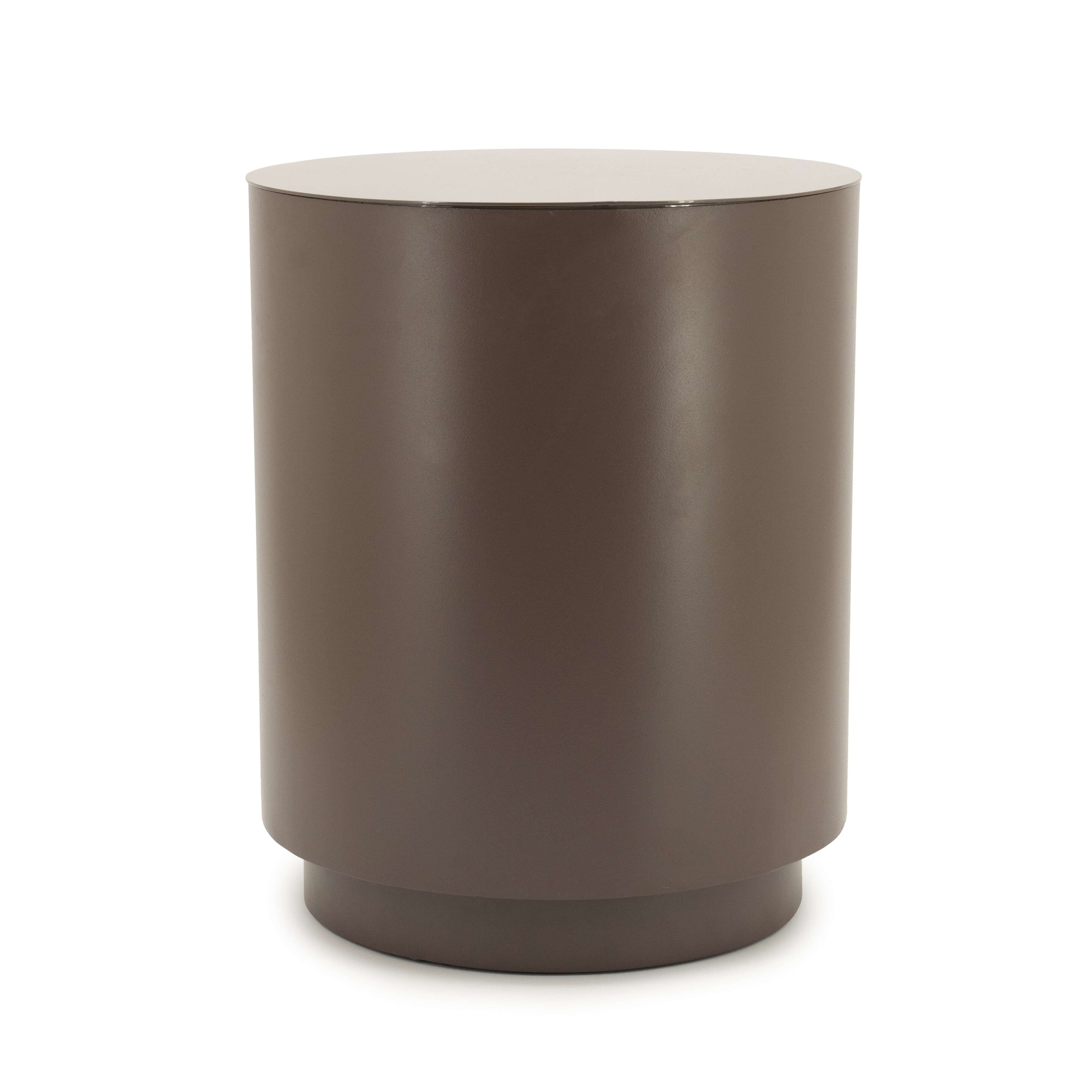 By-Boo Ronde Bijzettafel Mesita 37cm - Donker Taupe