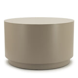 By-Boo Ronde Salontafel 'Mesita' 60cm metaal, kleur Taupe