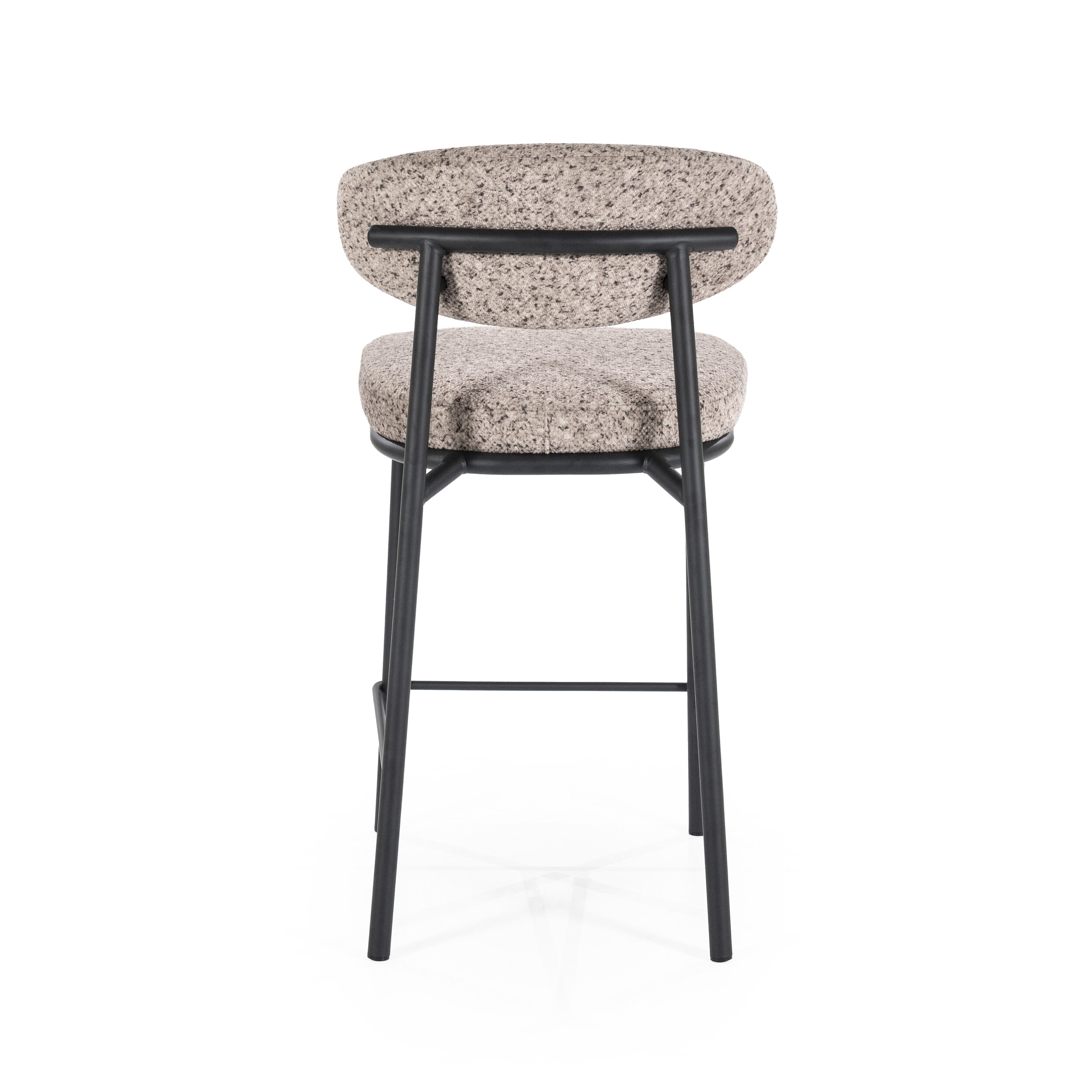 By-Boo Barkruk 'Jari' kleur Taupe (zithoogte 66cm)