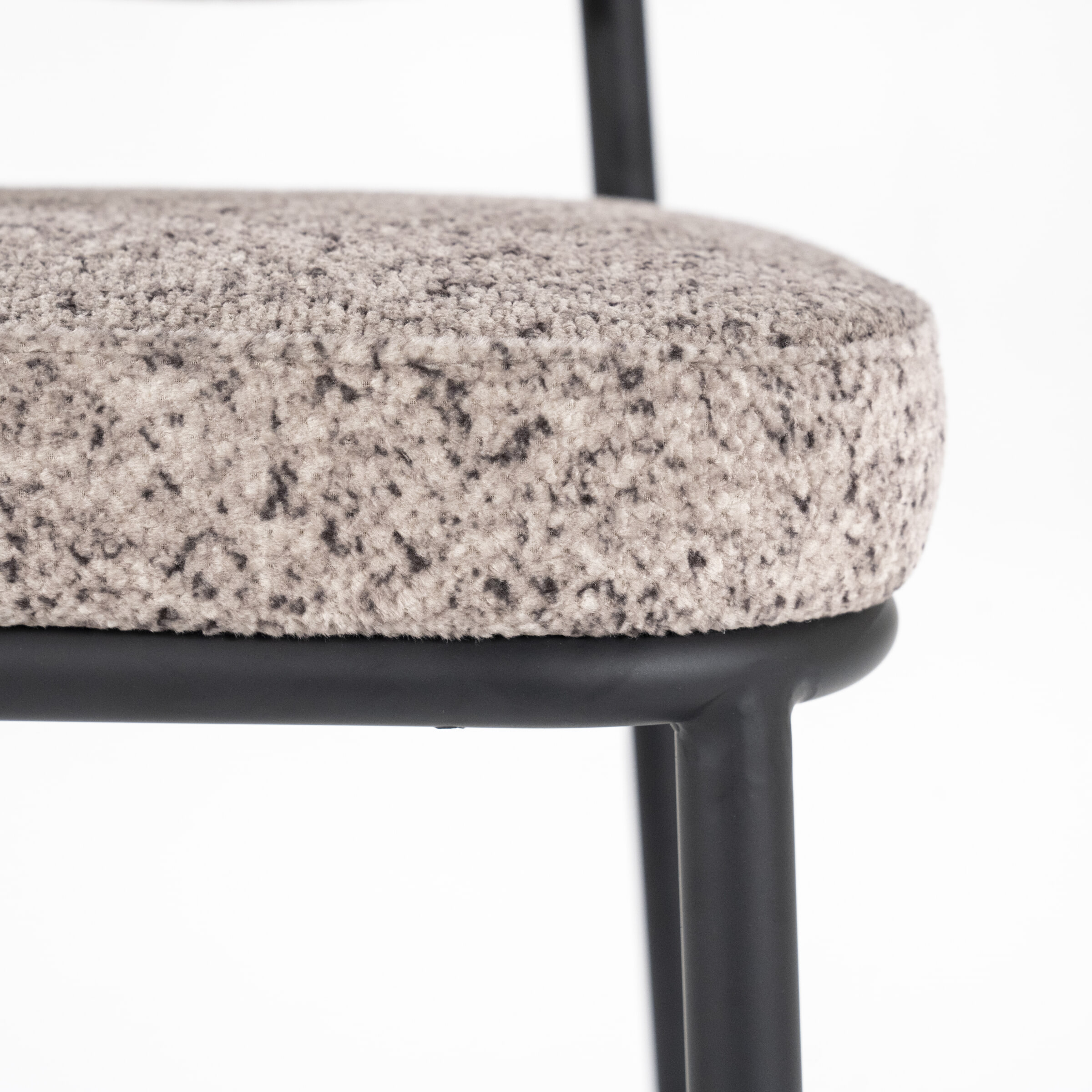 By-Boo Barkruk 'Jari' kleur Taupe (zithoogte 66cm)