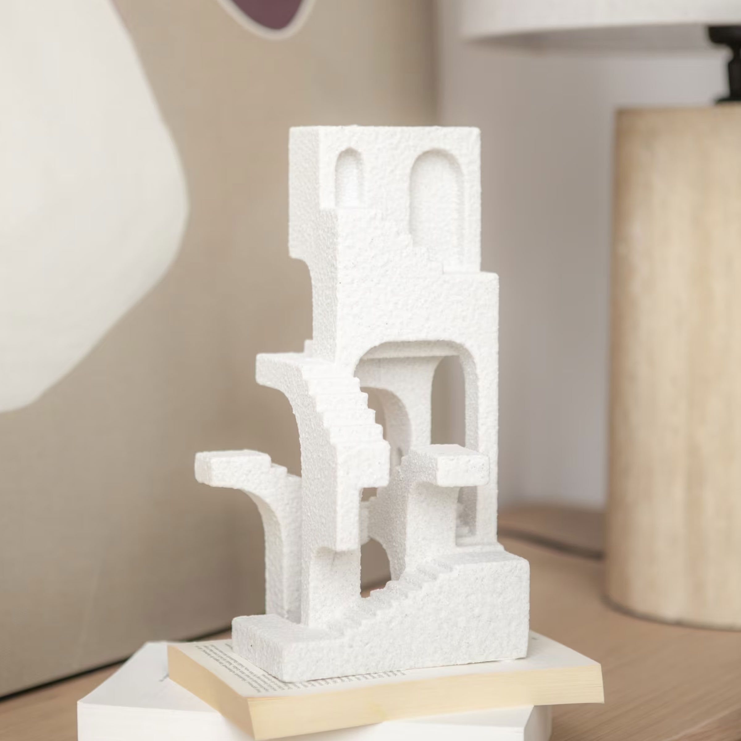 By-Boo Ornament Mauk Resin, 25cm - Wit