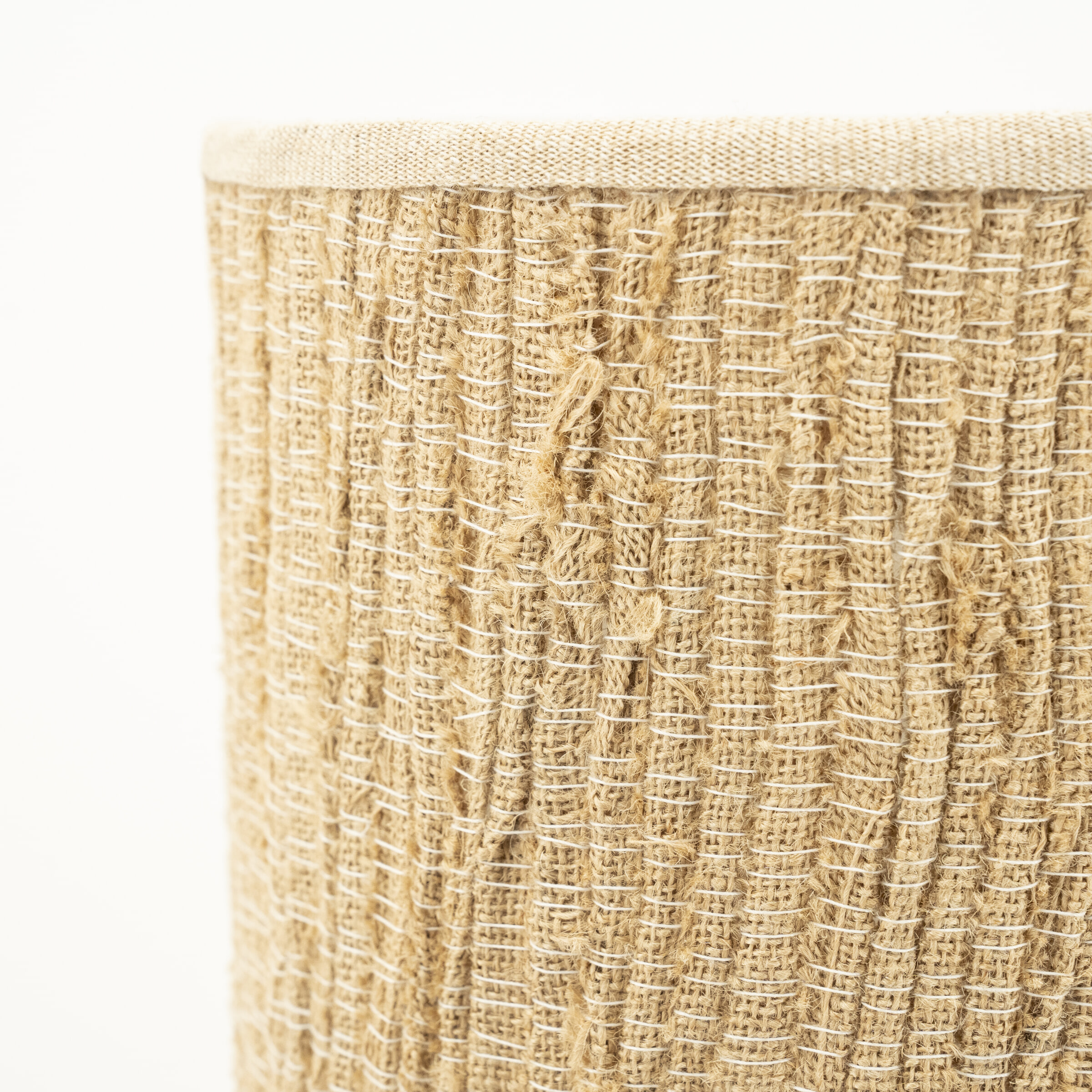 By-Boo Tafellamp 'Gadja' Hout en Jute, 78cm
