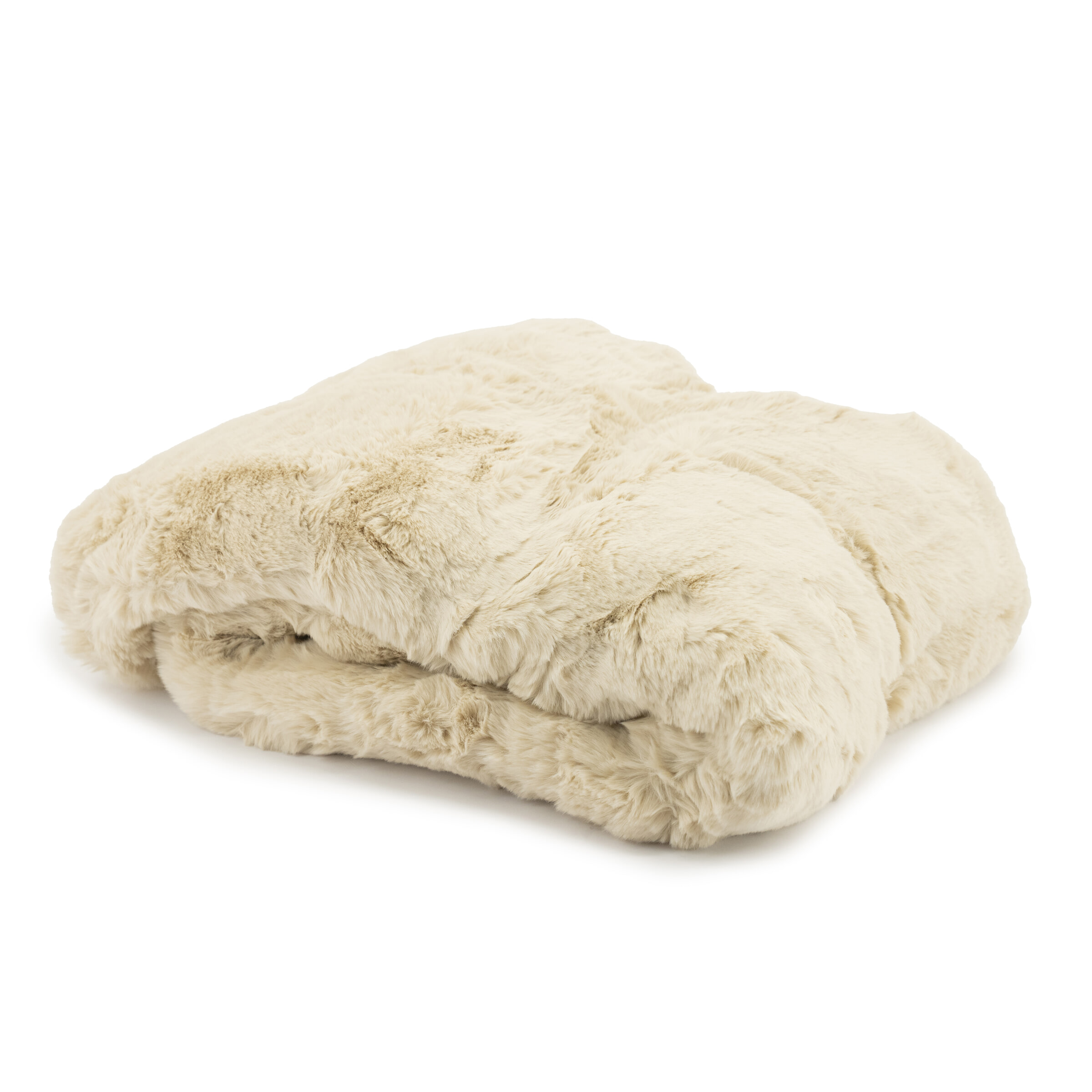 By-Boo Plaid 'Mosa' 170 x 140cm, kleur Beige