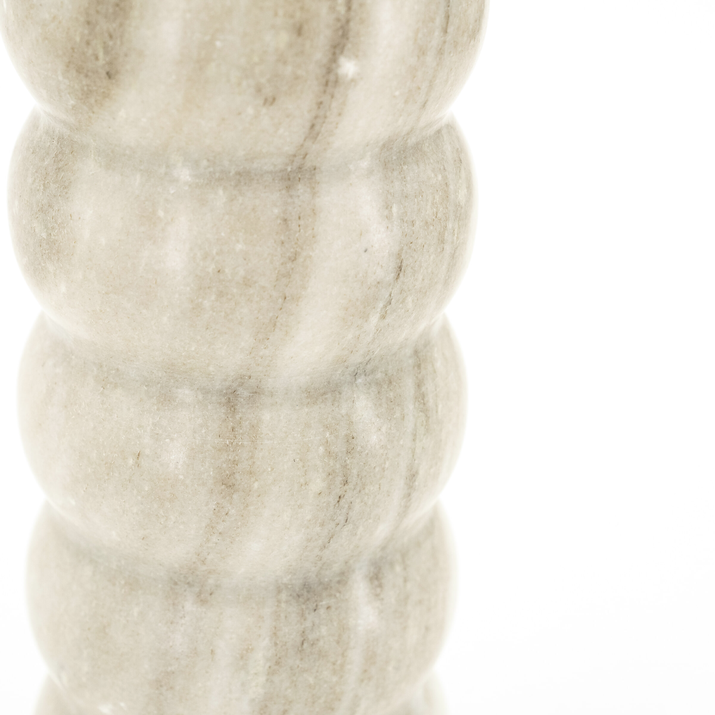 By-Boo Tafellamp 'Patron' Marmer en Linnen, 55cm