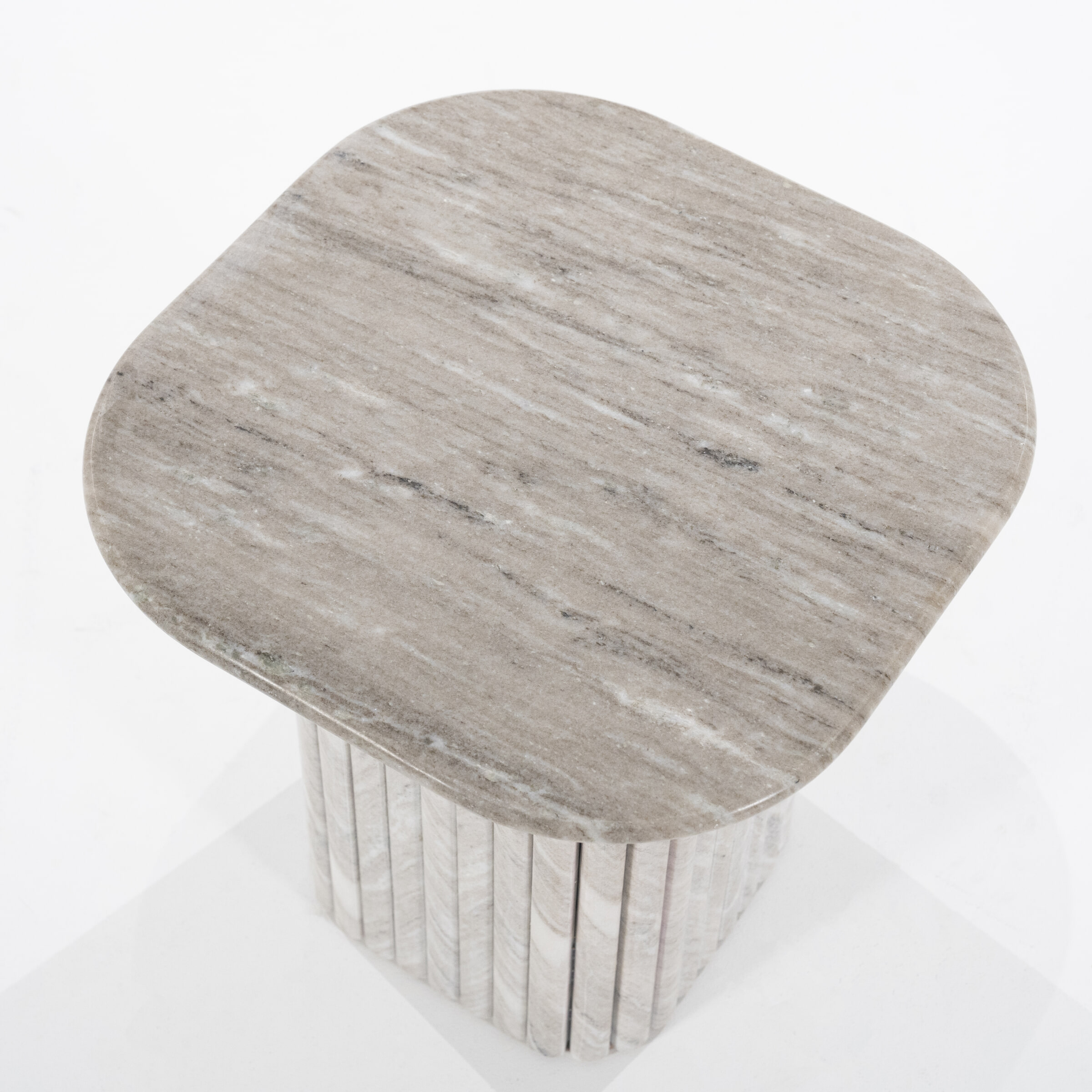 By-Boo Bijzettafel 'Dorique' Marmer, 45 x 45cm