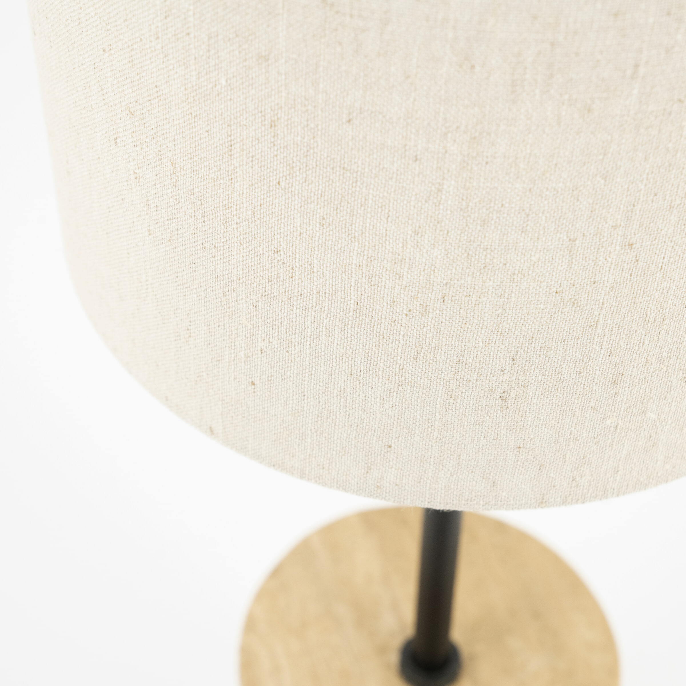 By-Boo Vloerlamp 'Amara' Travertin en Linnen, 145cm