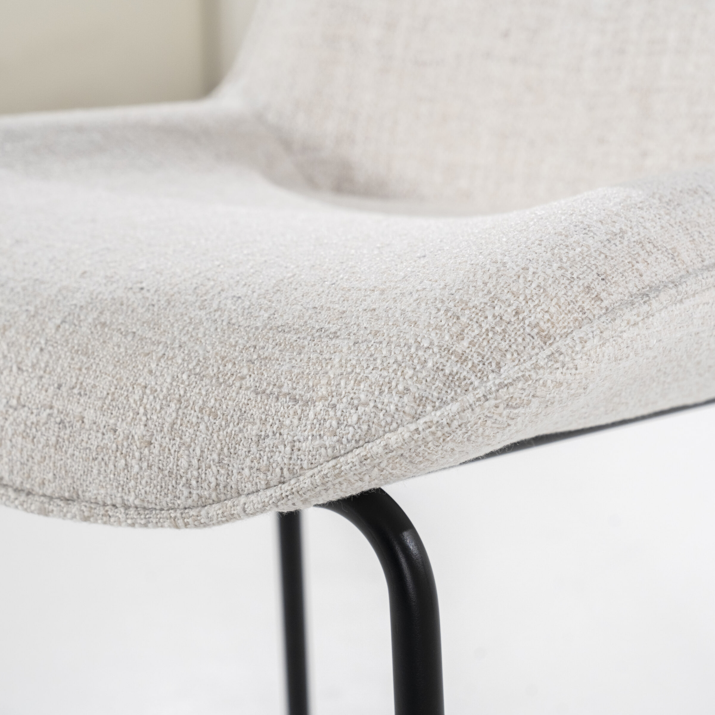 By-Boo Eetkamerstoel 'Base' kleur Beige
