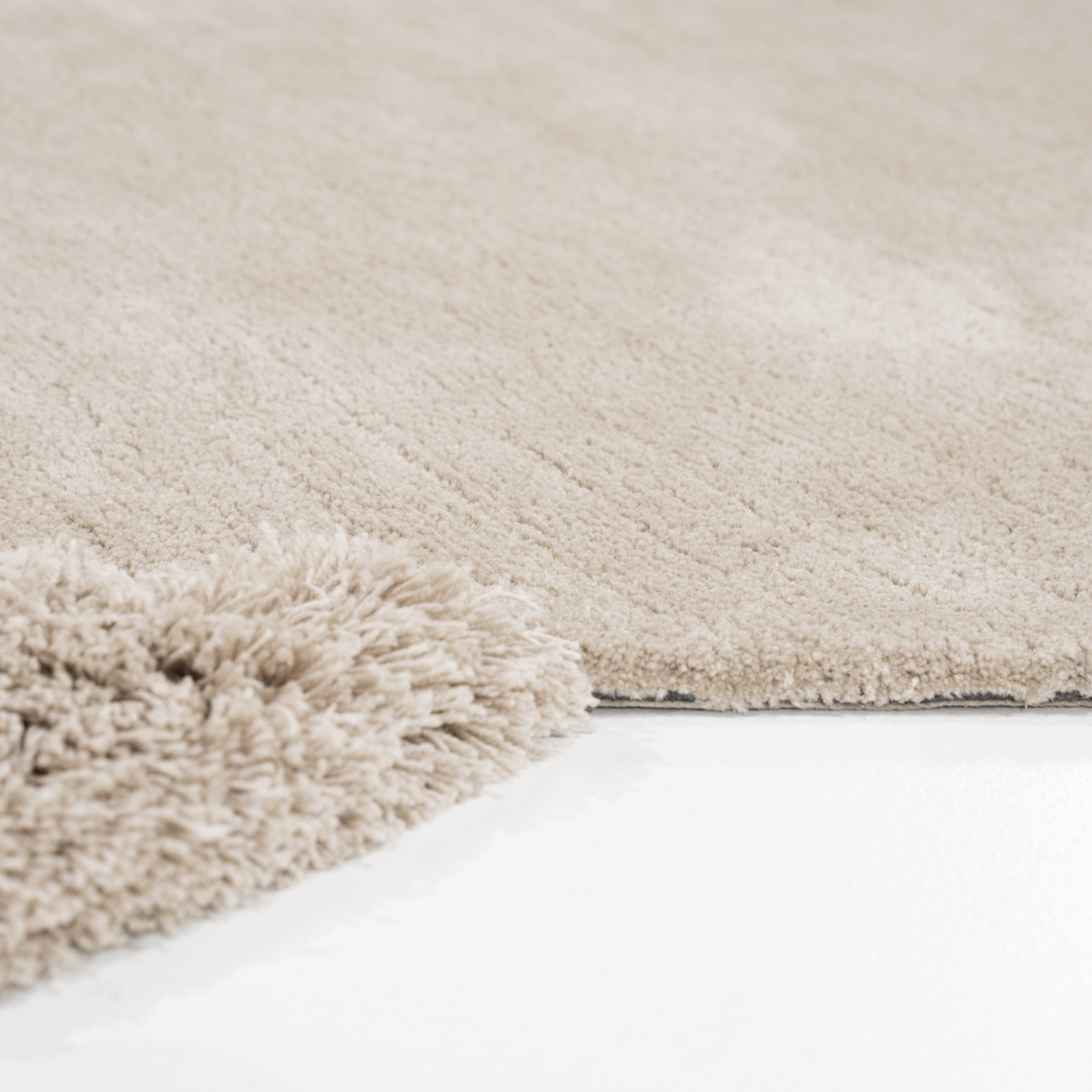 By-Boo Organisch Vloerkleed 'Praia' 235 x 345cm, kleur Beige