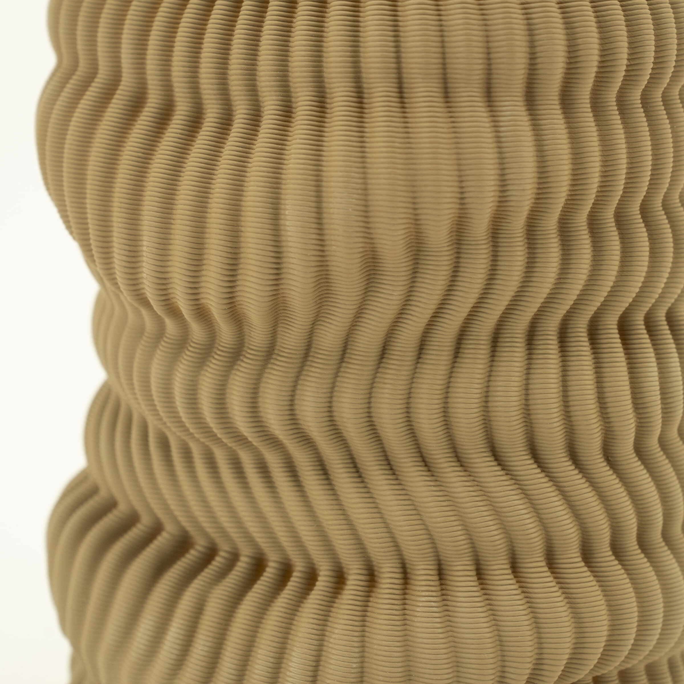 By-Boo Vaas 'Mae' 3D geprint Keramiek, 20cm