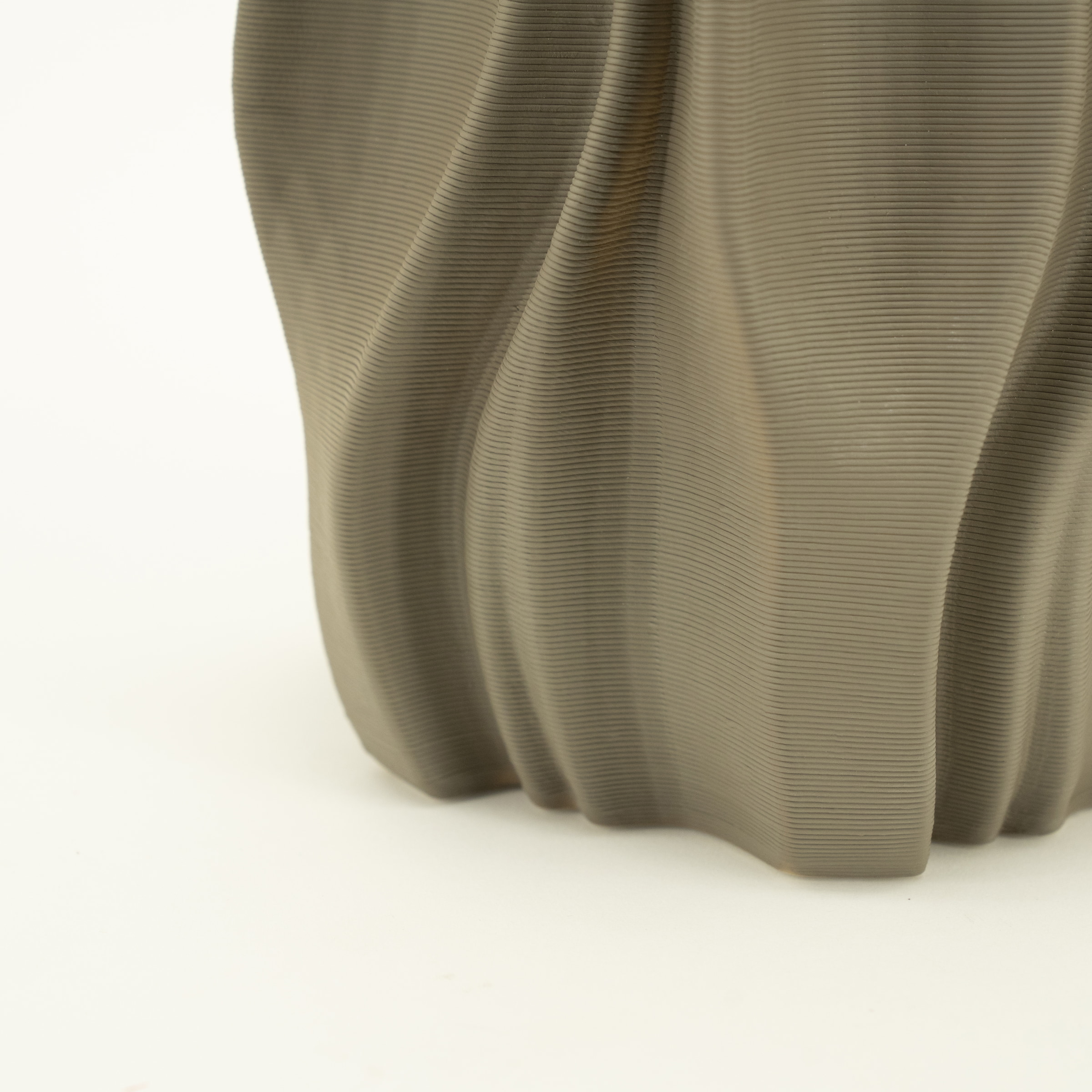 By-Boo Vaas 'Nove' 3D geprint Keramiek, 40cm