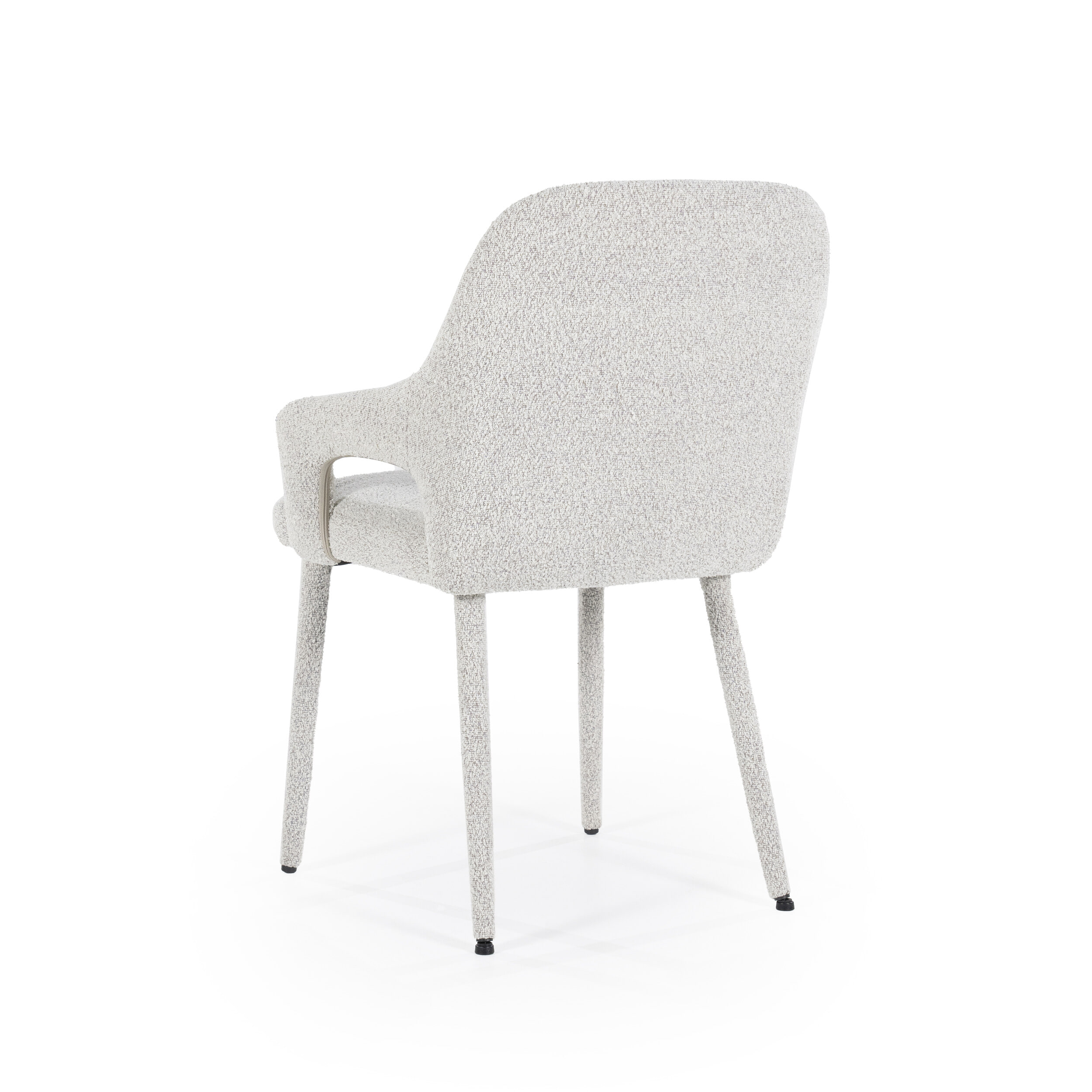 By-Boo Eetkamerstoel 'Fika' Bouclé, kleur Beige