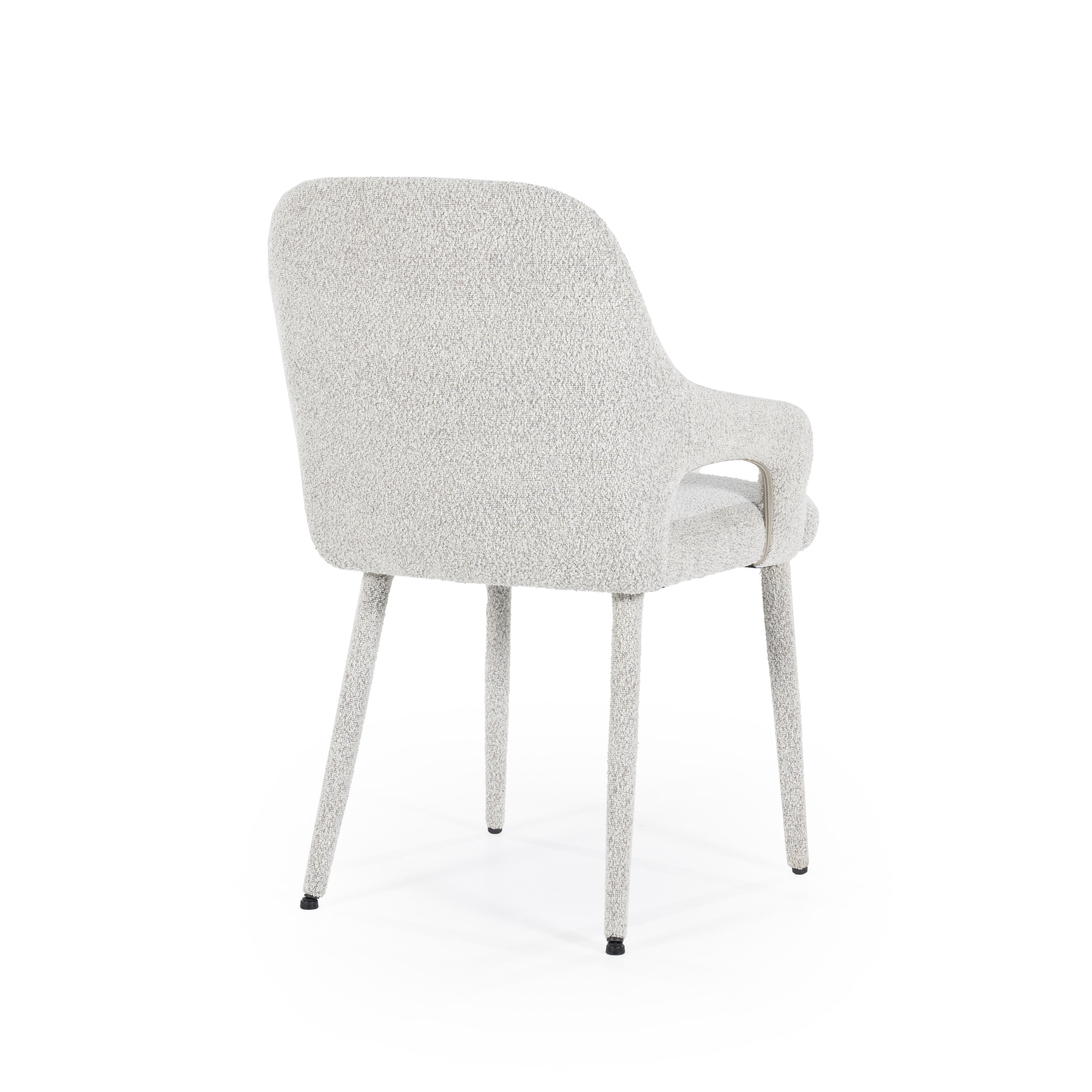 By-Boo Eetkamerstoel 'Fika' Bouclé, kleur Beige
