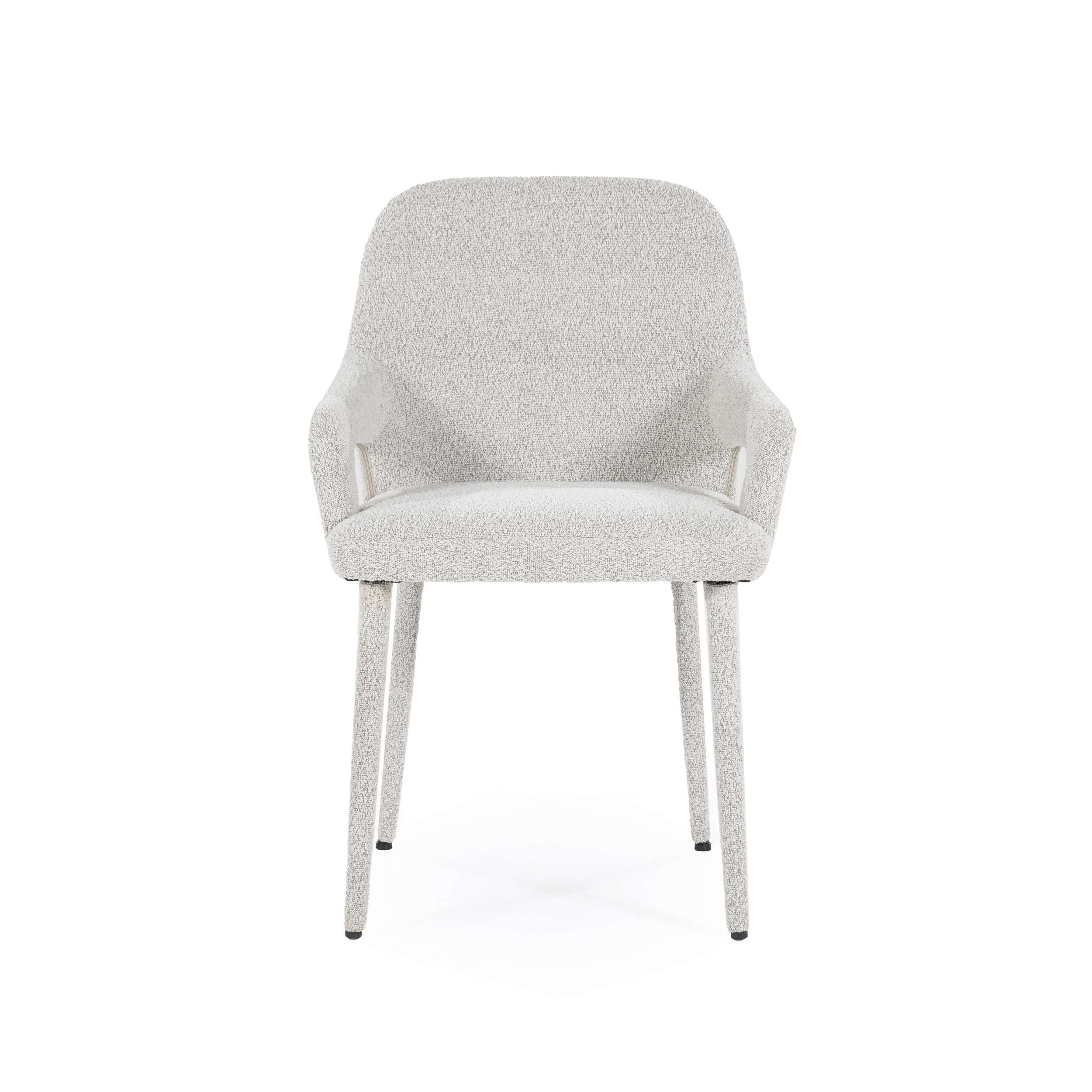 By-Boo Eetkamerstoel 'Fika' Bouclé, kleur Beige