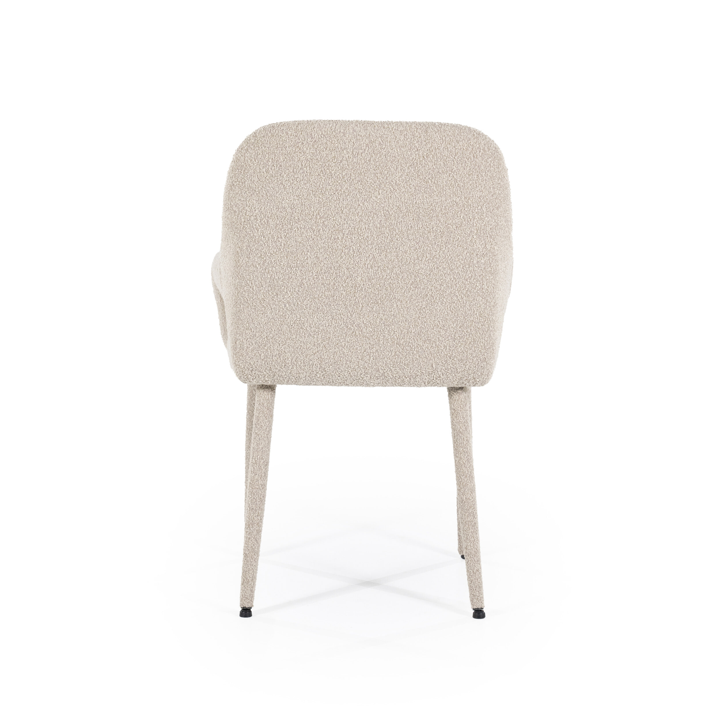 By-Boo Eetkamerstoel 'Fika' Bouclé, kleur Taupe