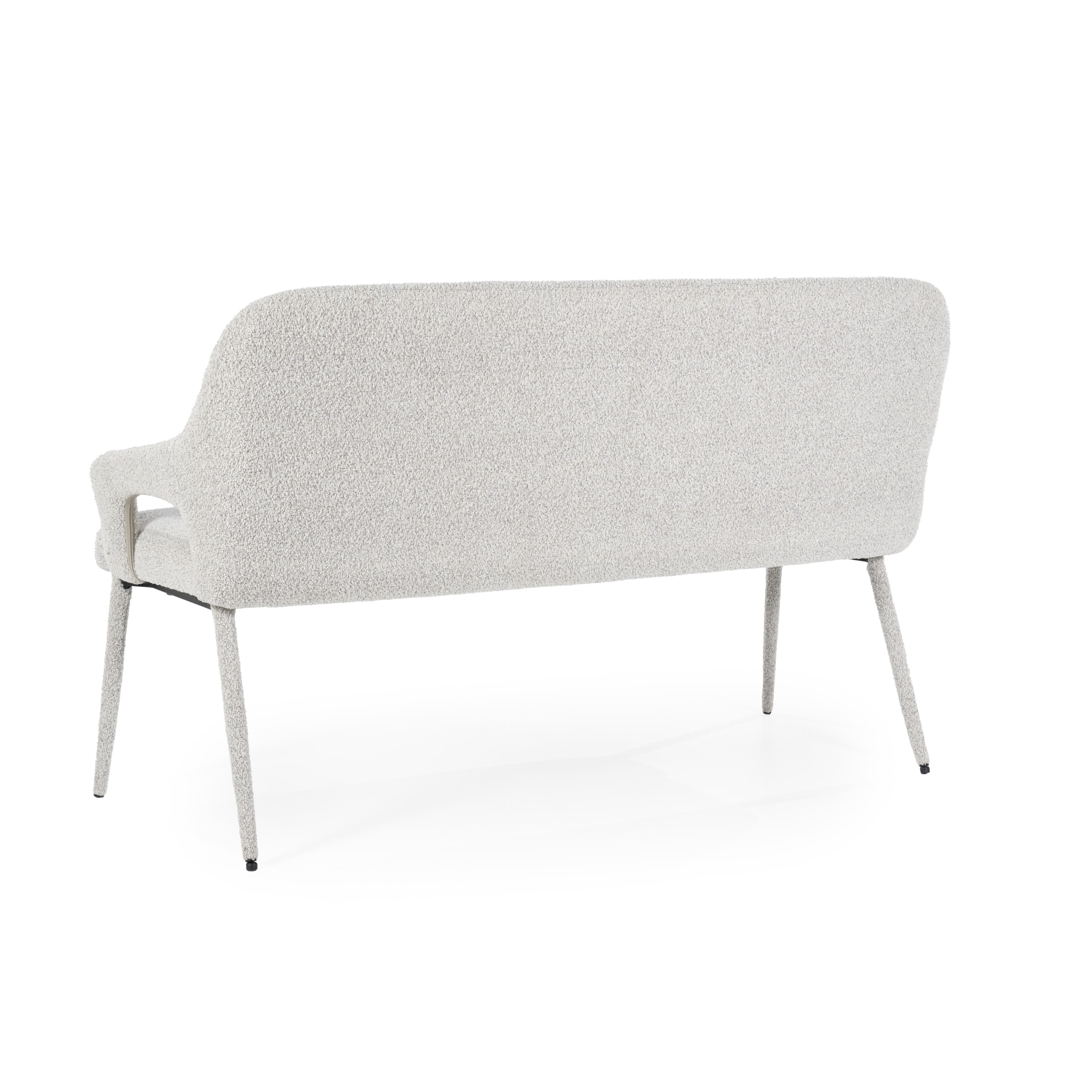 By-Boo Eetkamerbank 'Fika' Bouclé, kleur Beige