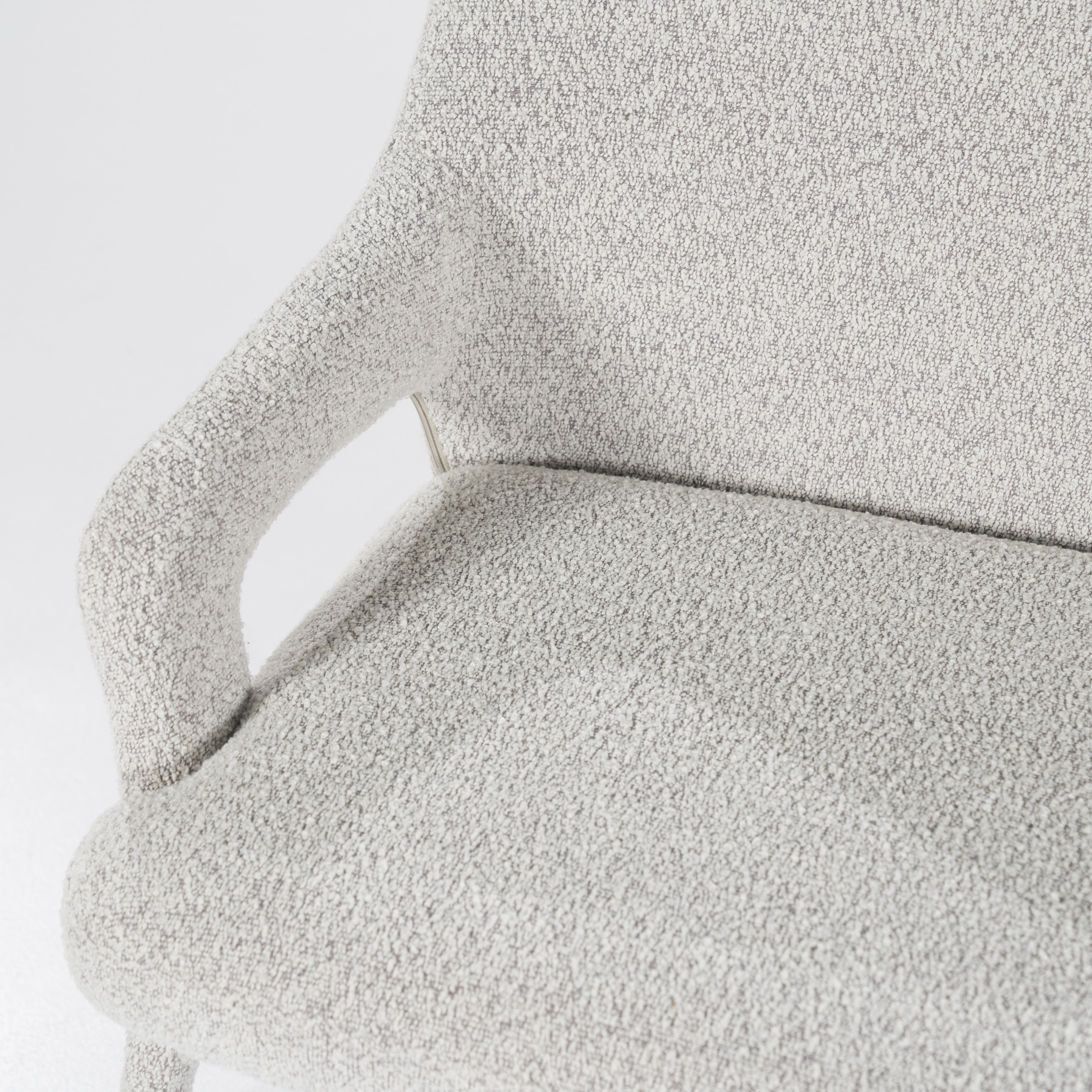By-Boo Eetkamerbank 'Fika' Bouclé, kleur Beige