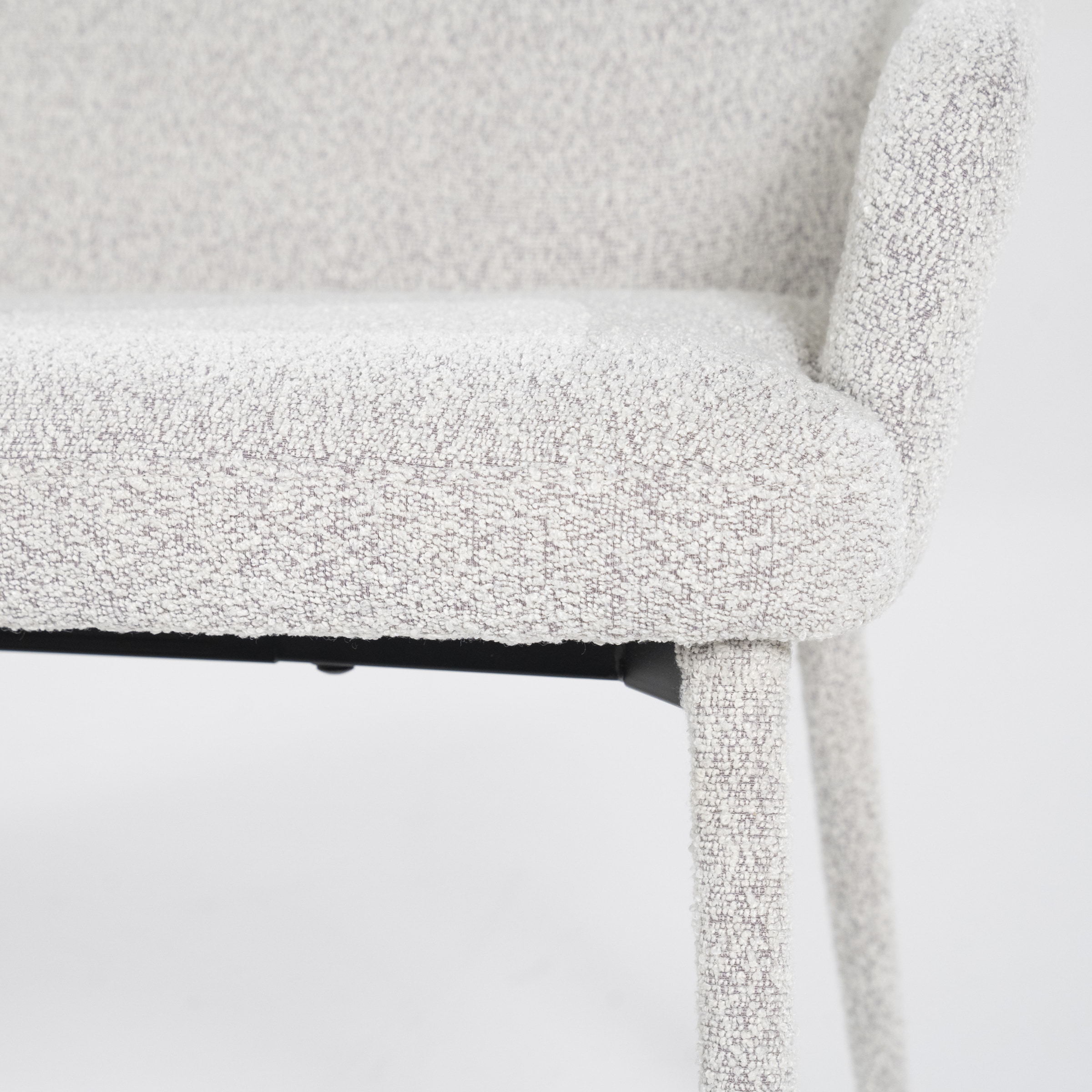 By-Boo Eetkamerbank 'Fika' Bouclé, kleur Beige