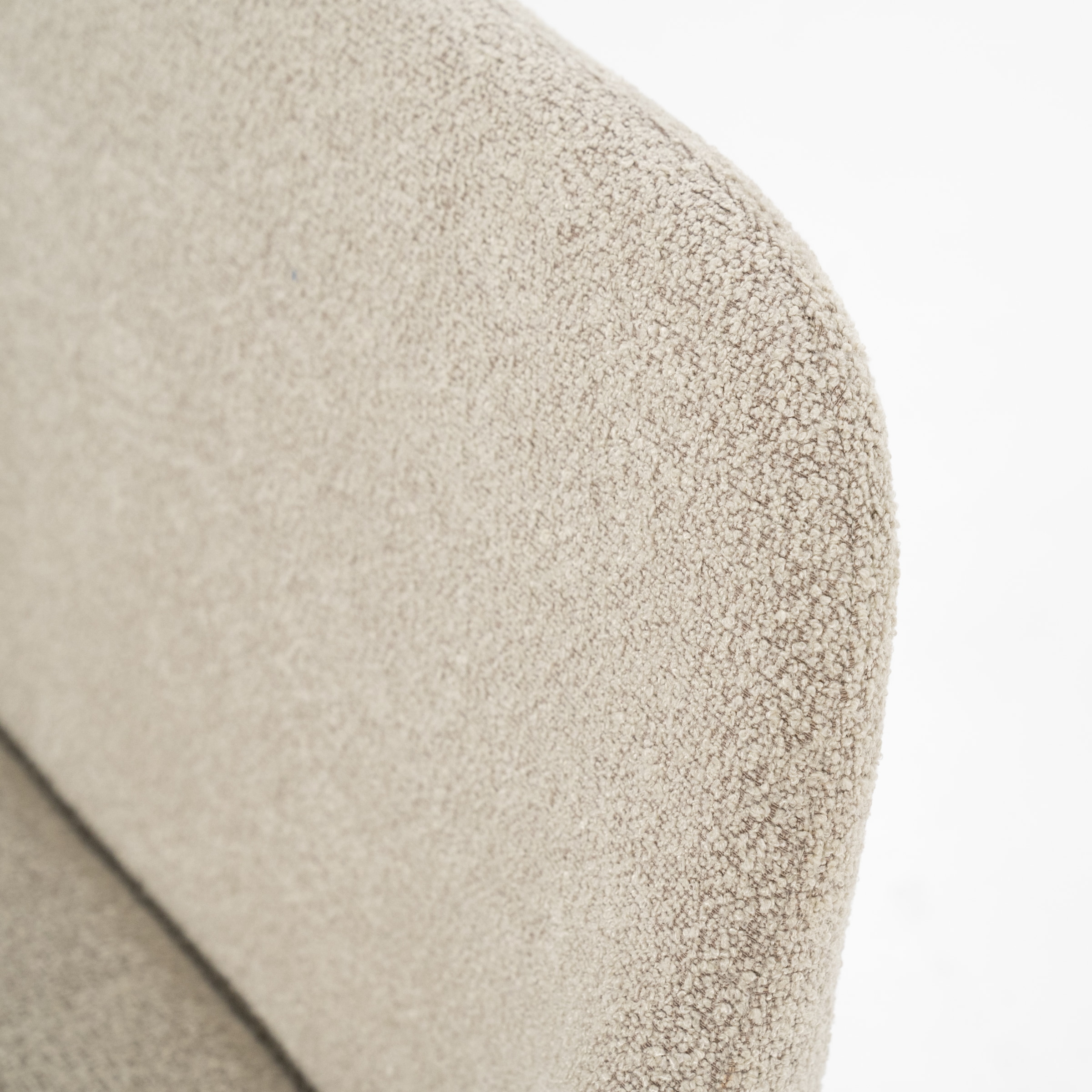 By-Boo Eetkamerbank 'Fika' Bouclé, kleur Taupe