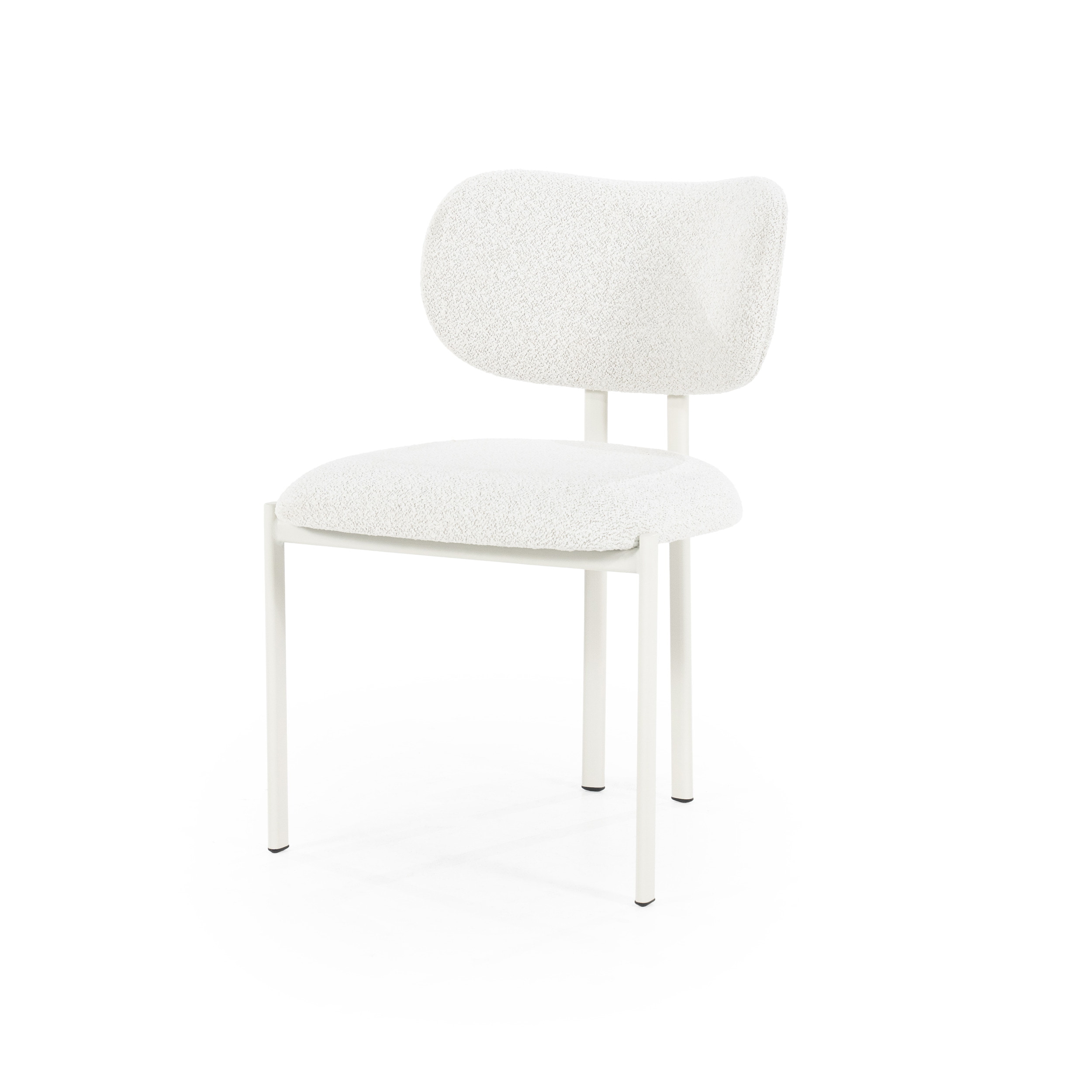 By-Boo Eetkamerstoel 'Daybreak' Bouclé, kleur Beige