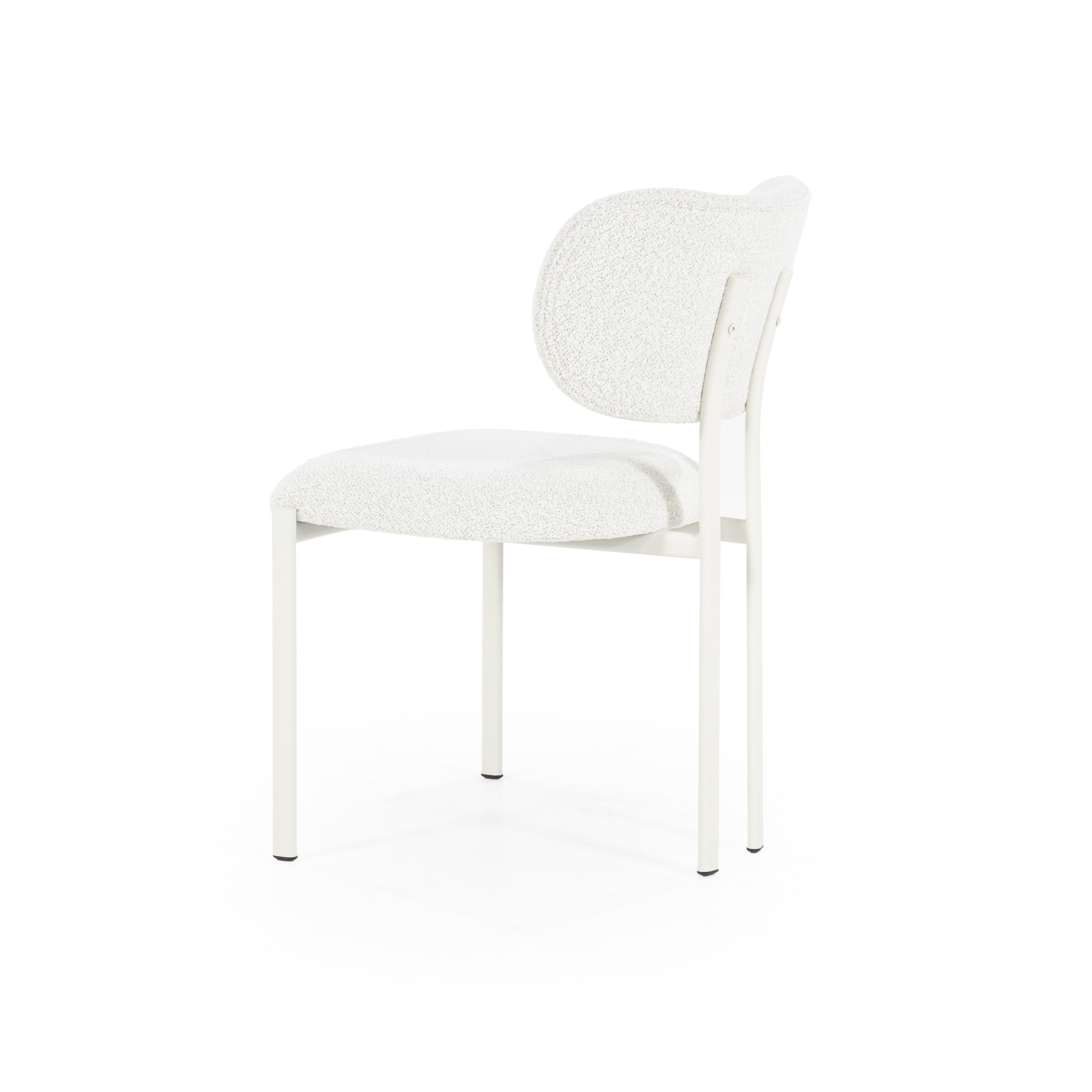 By-Boo Eetkamerstoel 'Daybreak' Bouclé, kleur Beige